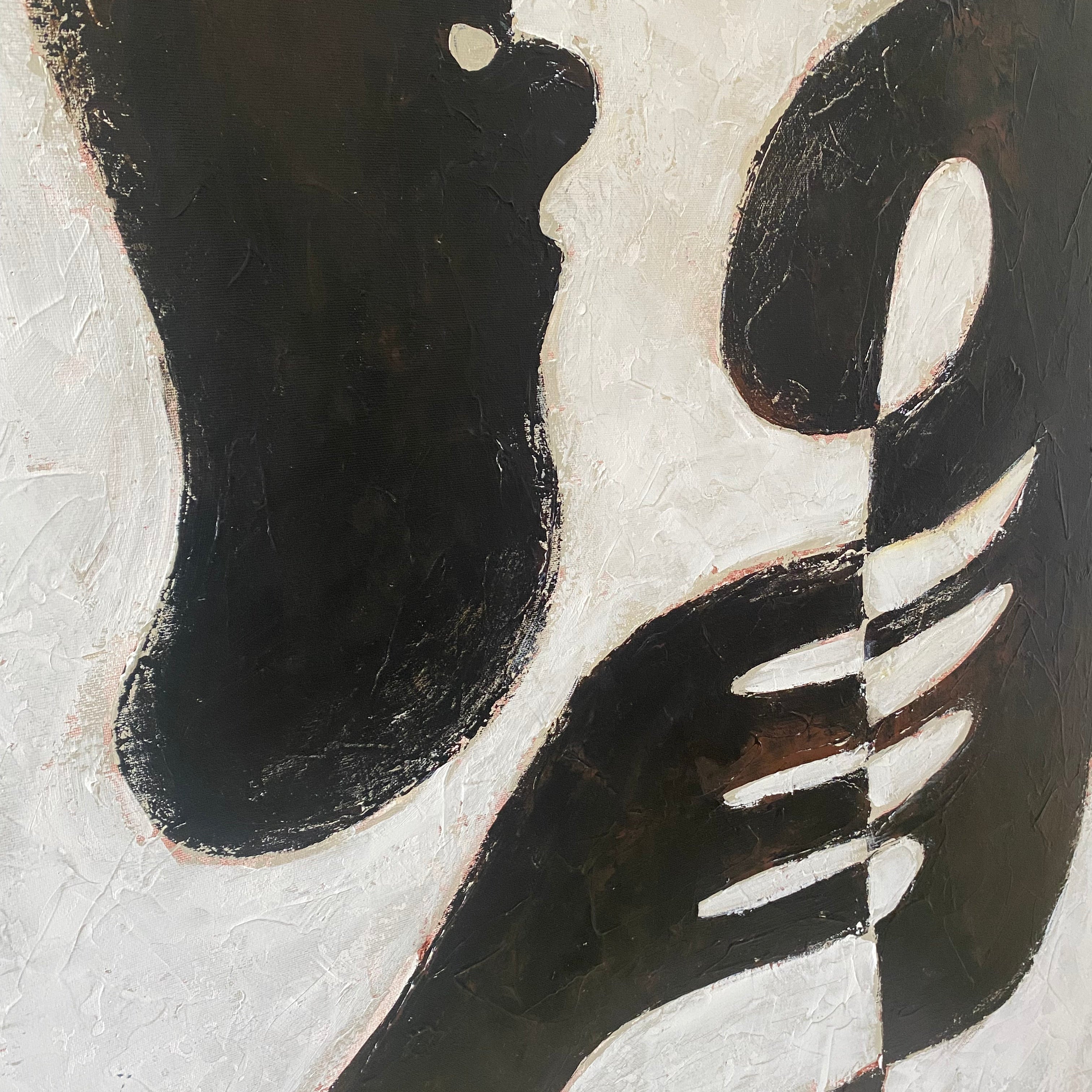 WHISPERED SIHOUETTES 50"x50"