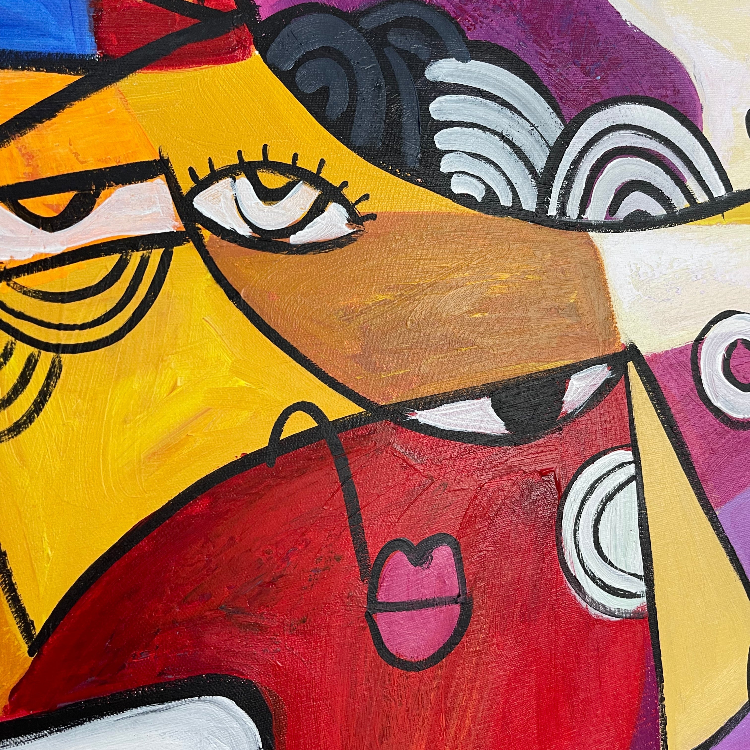 DUO IN CUBISM 2P 26"x52"