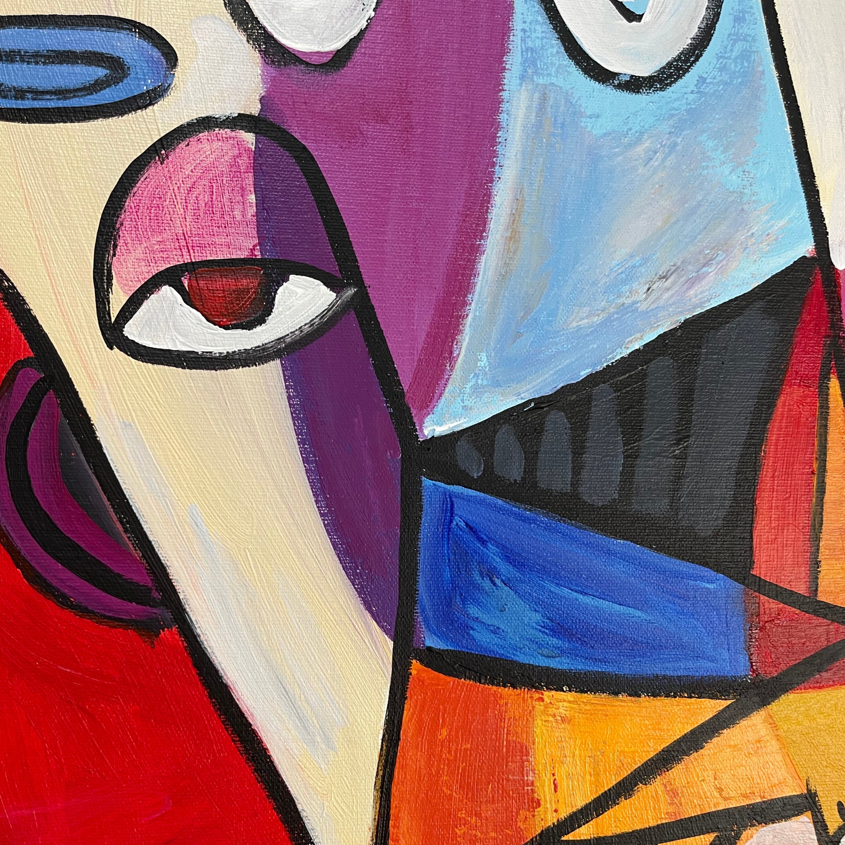 CUBIST DREAM 26"x26"