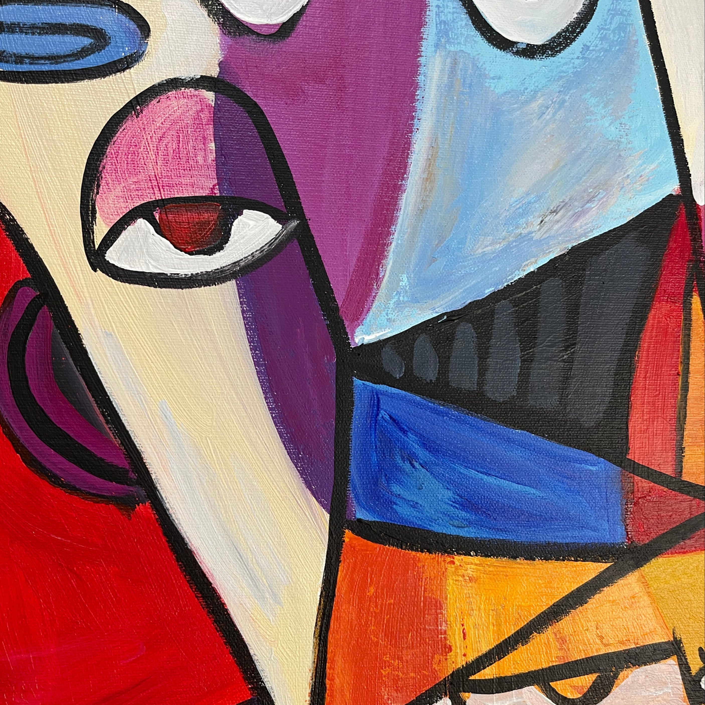 CUBIST DREAM 26"x26"