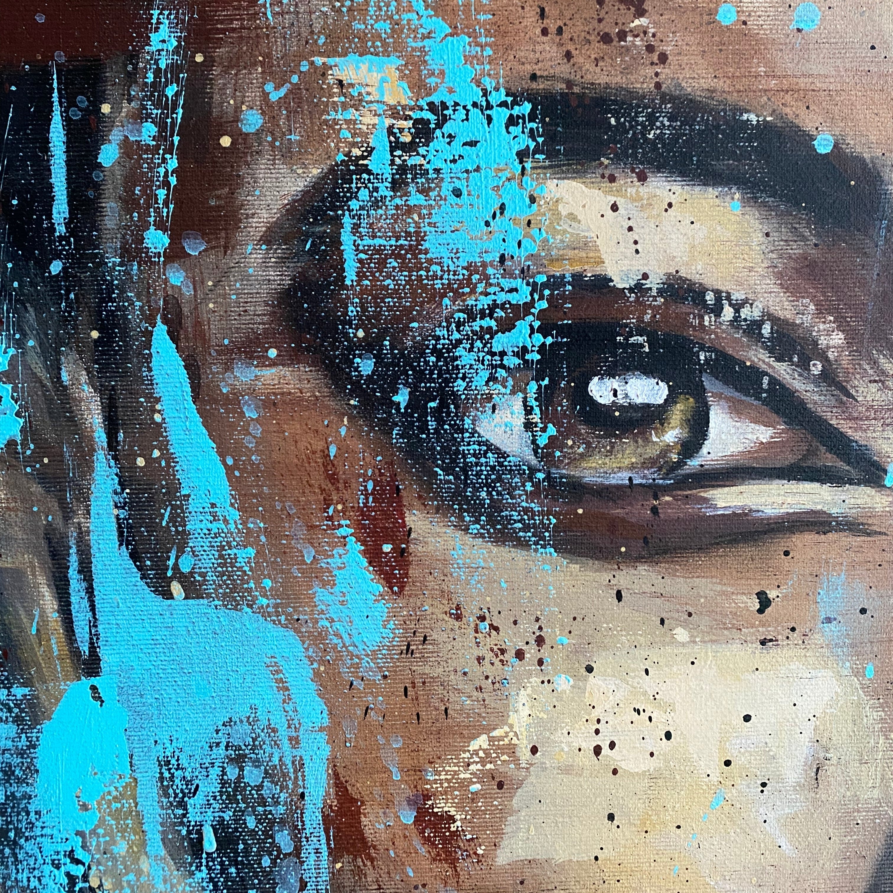 NIGHT WITH THE SMELL OF THE SEA 60"x40"