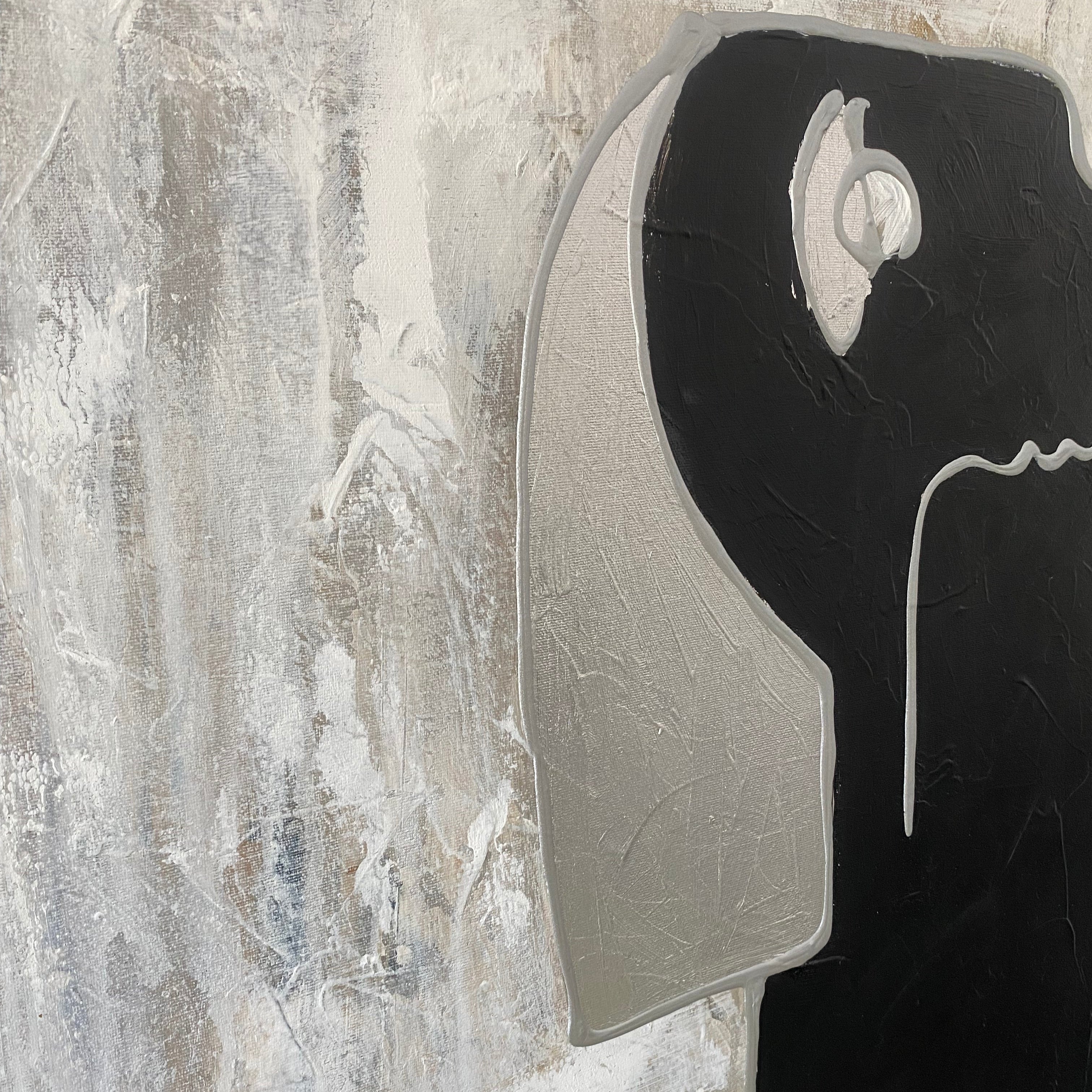 MONOCHROME ENCOUNTER 39.4"x39.4"