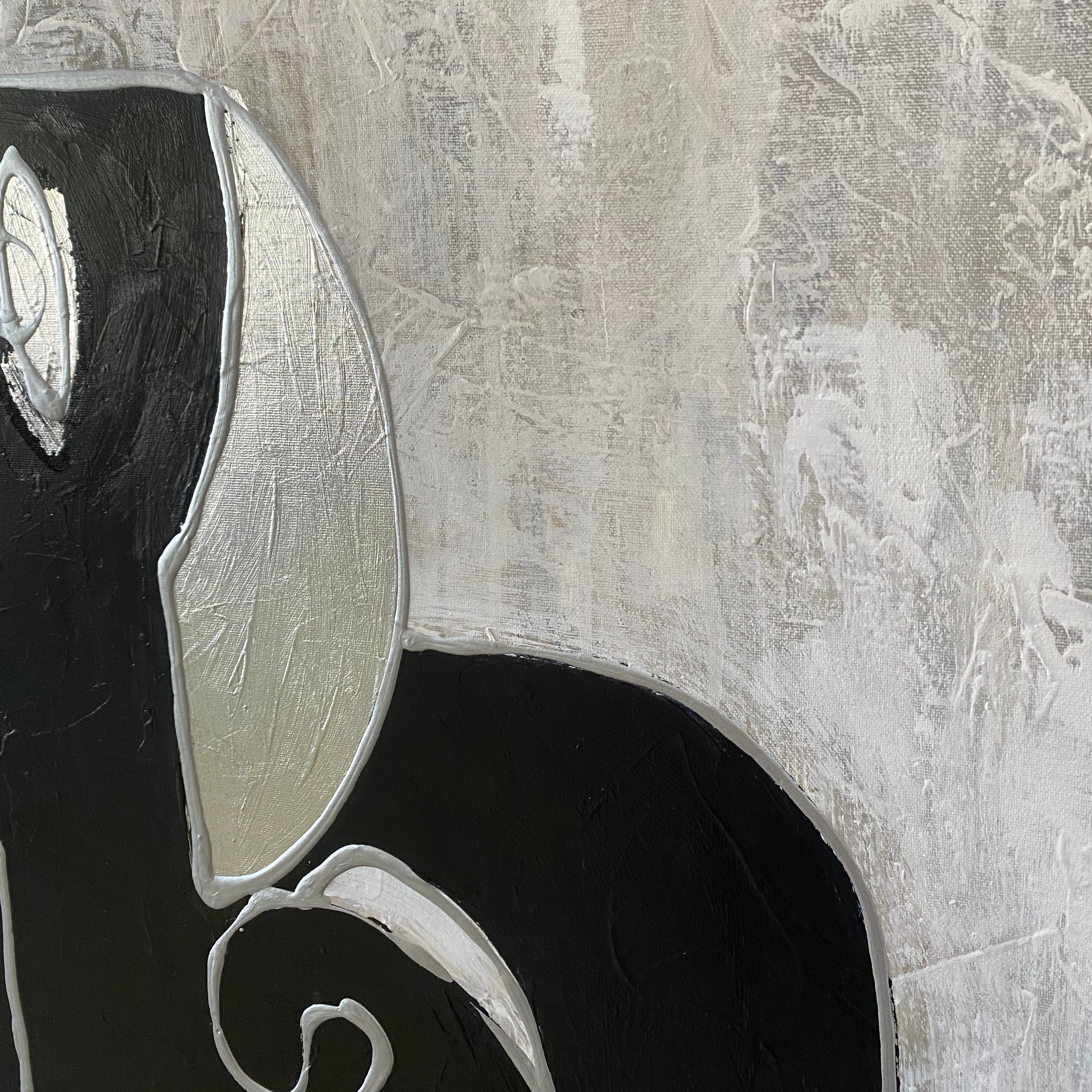 MONOCHROME ENCOUNTER 39.4"x39.4"