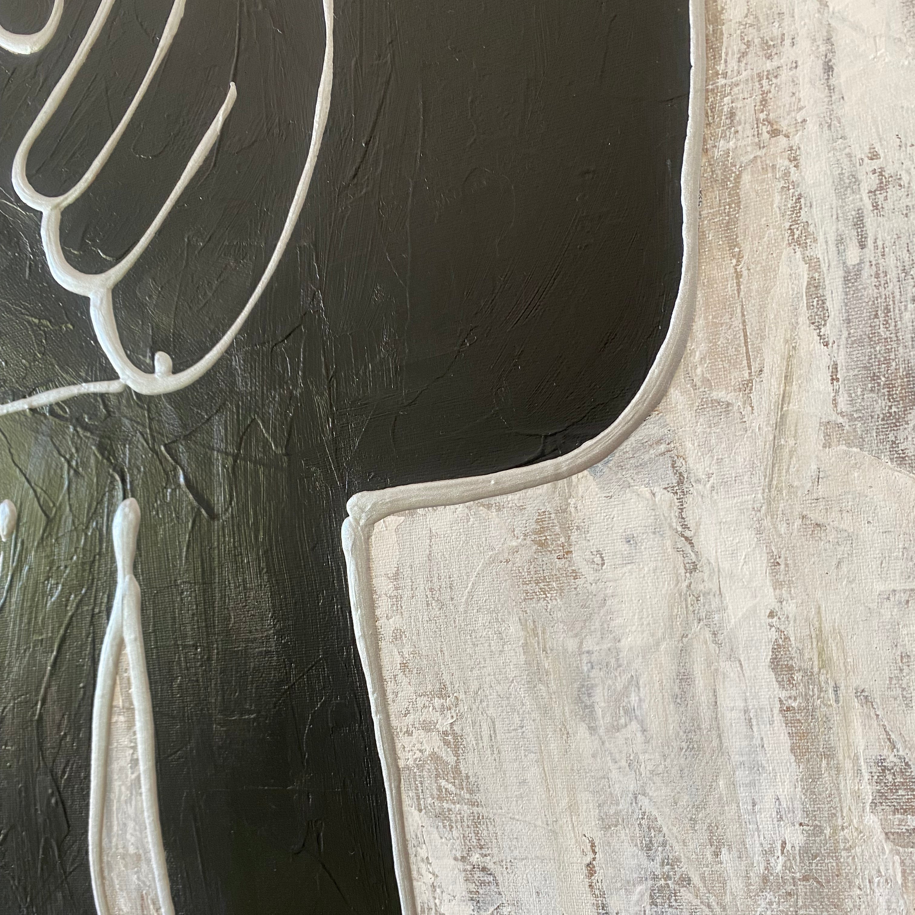 MONOCHROME ENCOUNTER 39.4"x39.4"