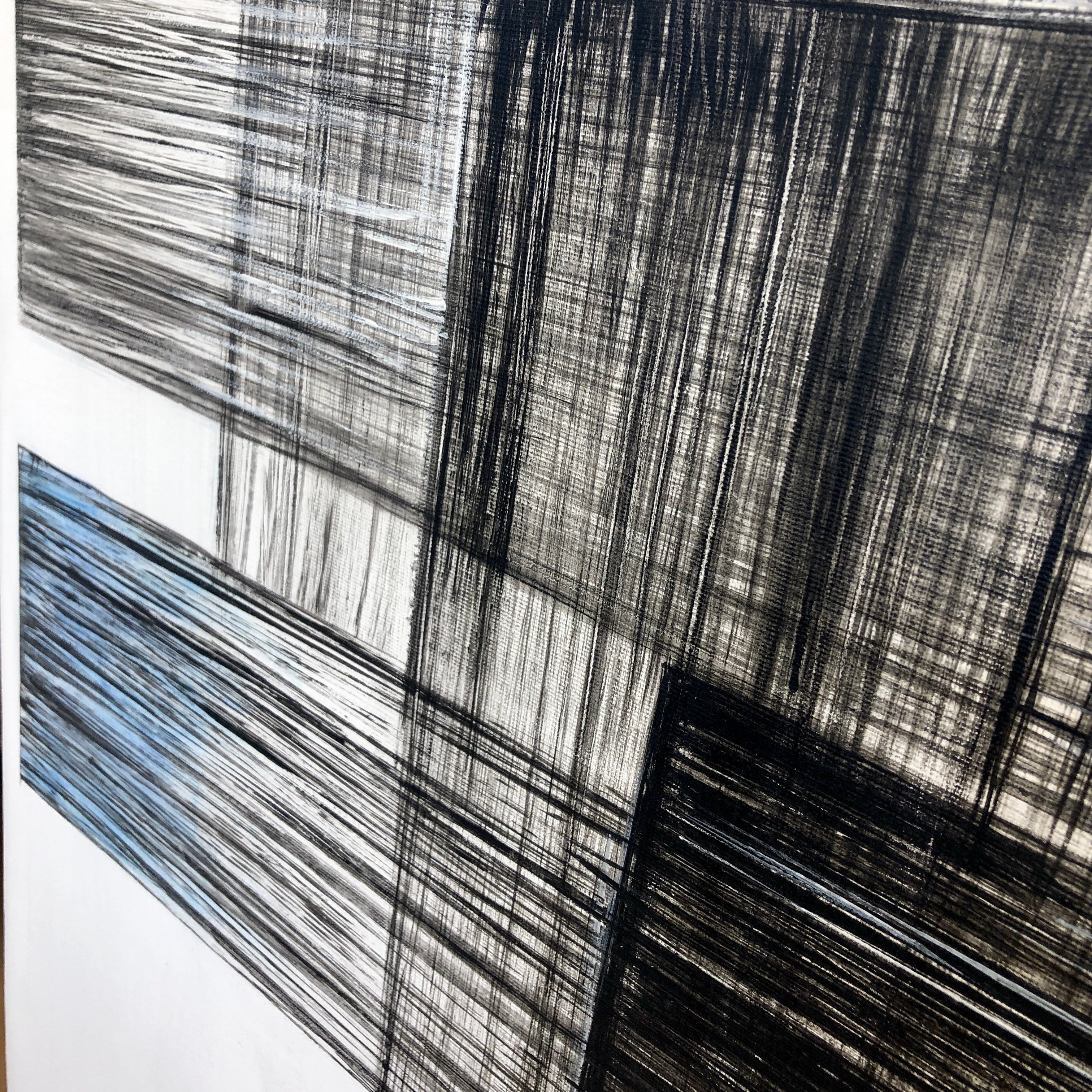 MIDNIGHT BLUEPRINT 34"x28.1"