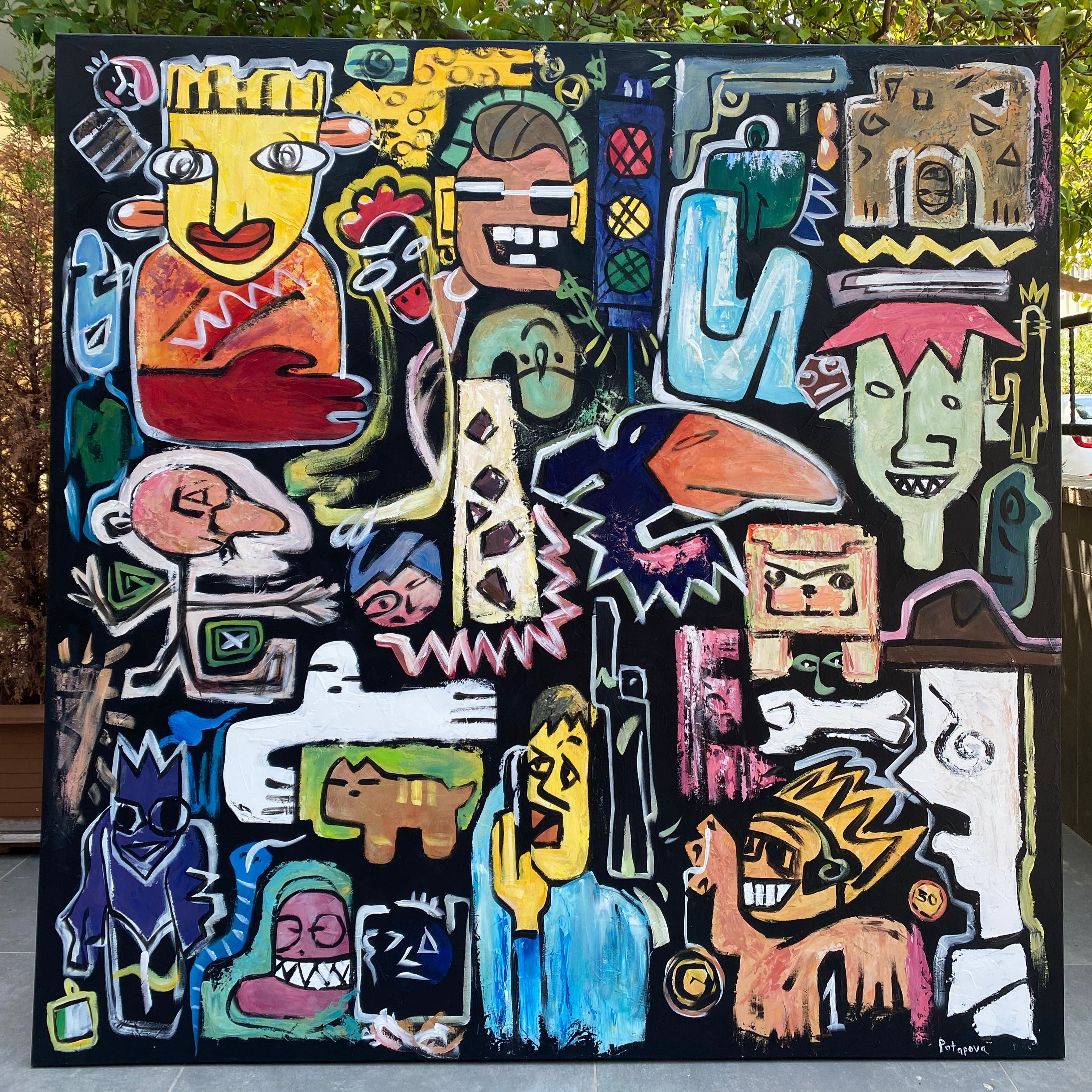 MODERN SOCIETY 60"x60"