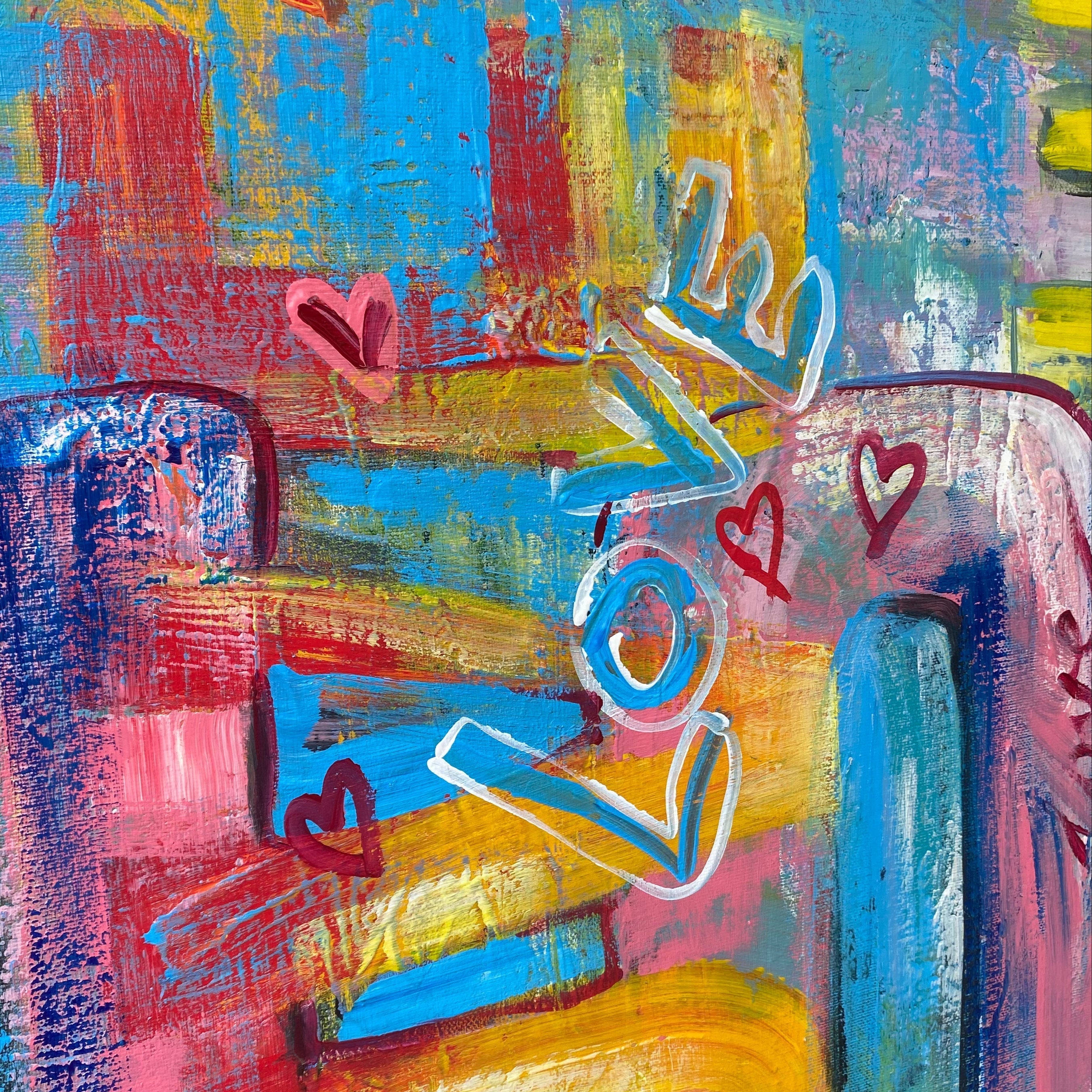 LOVE IN COLORS 32"x32"