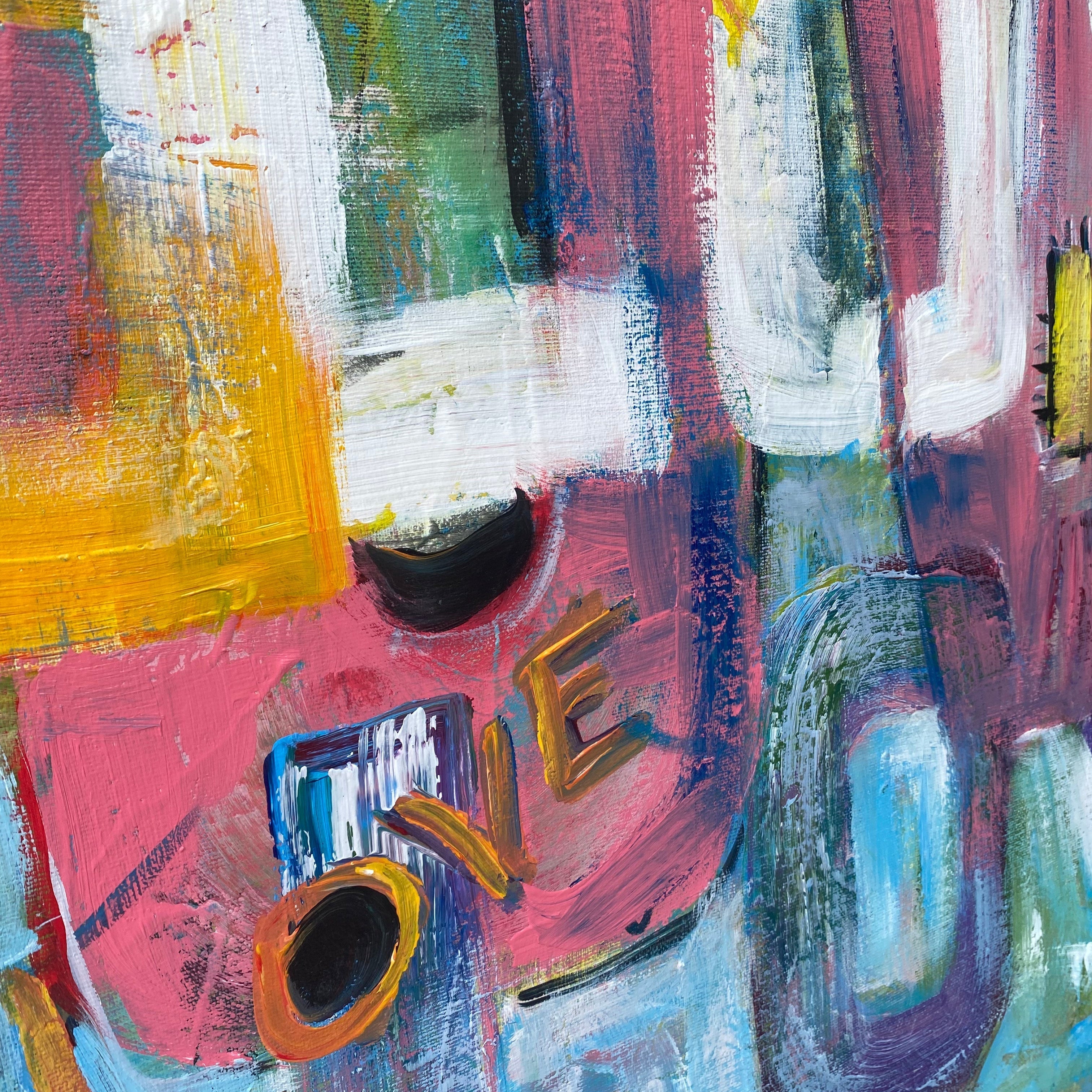 LOVE IN COLORS 32"x32"