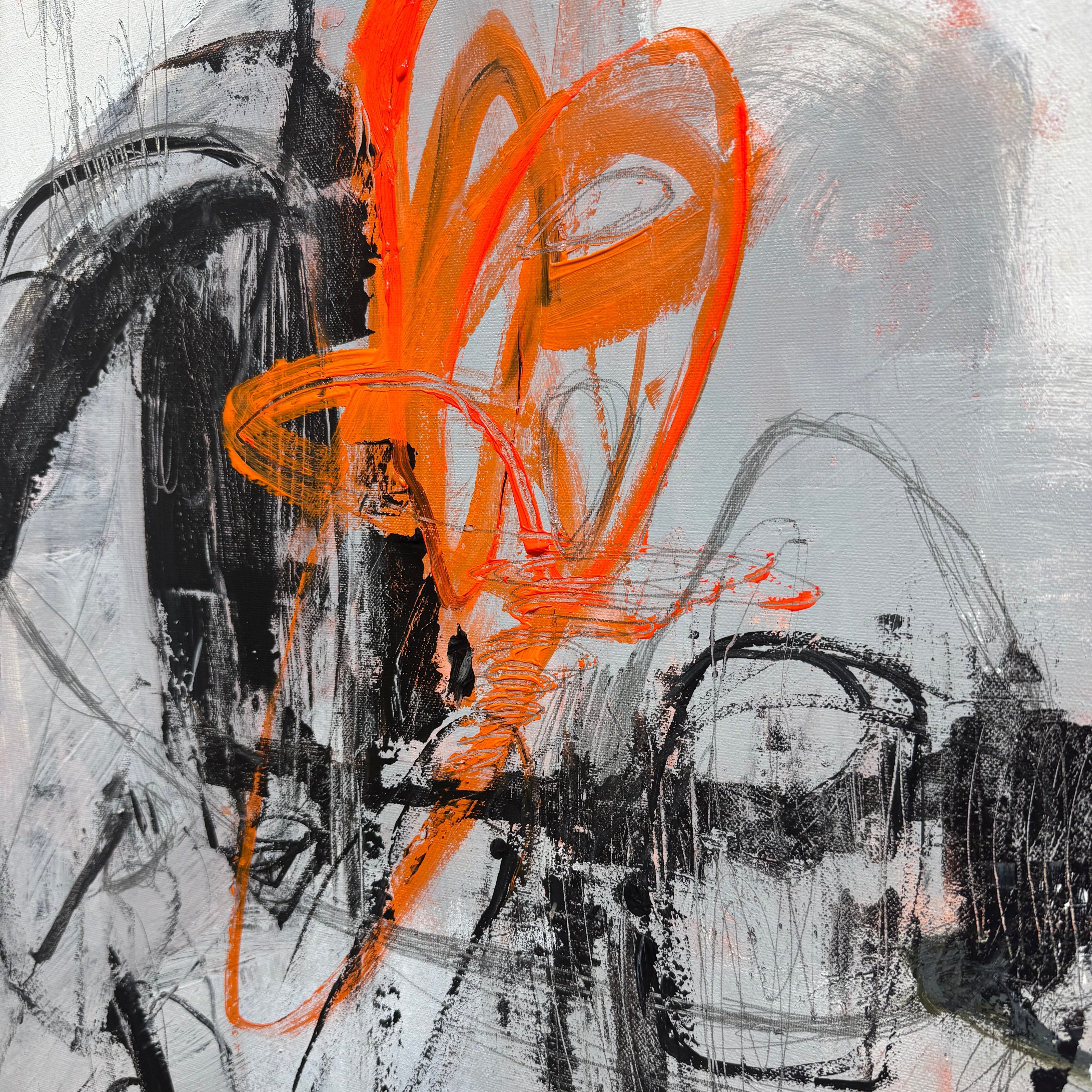 ORANGE IMPACT 45.5"x45.5"