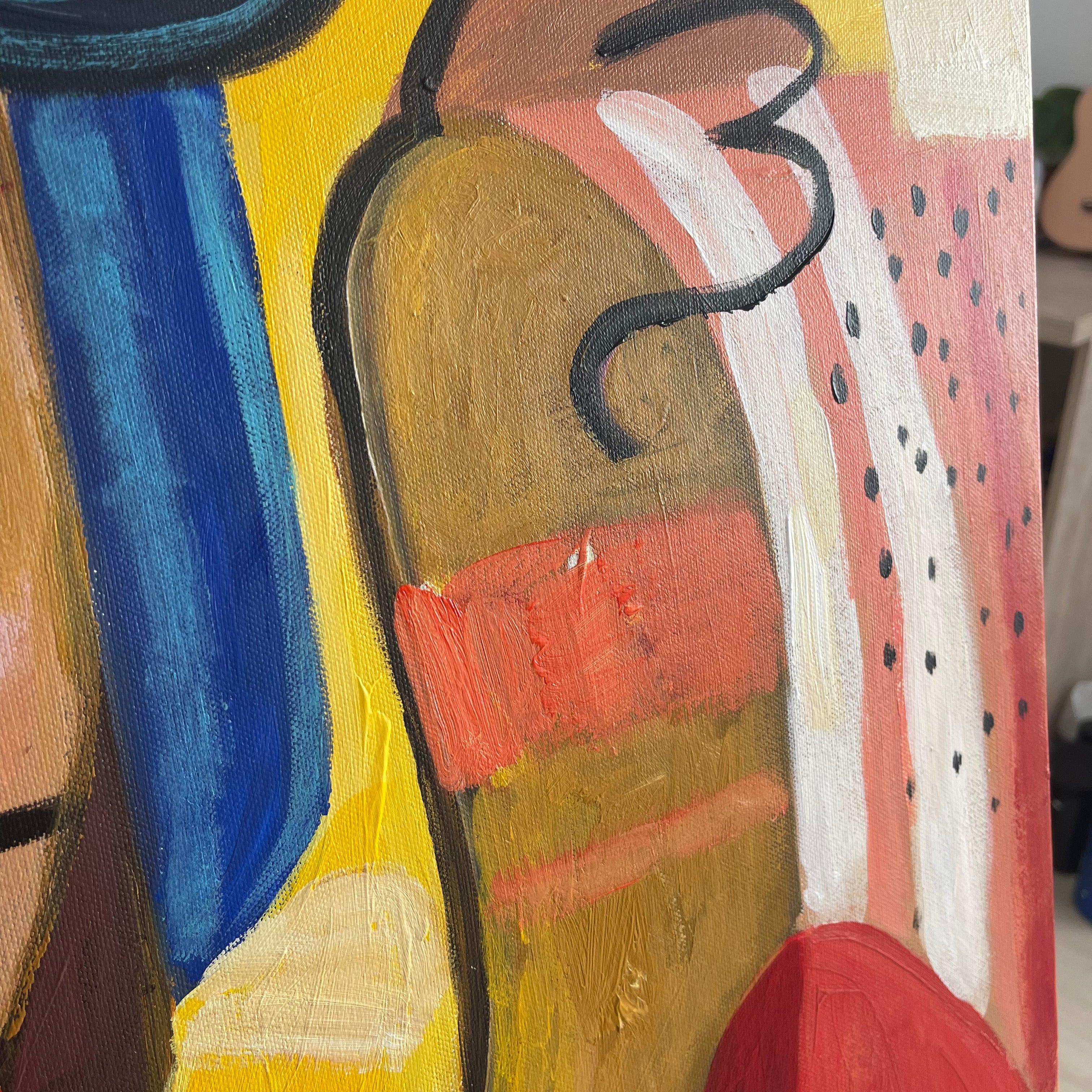 WHIMSICAL GAZE 26"x26"