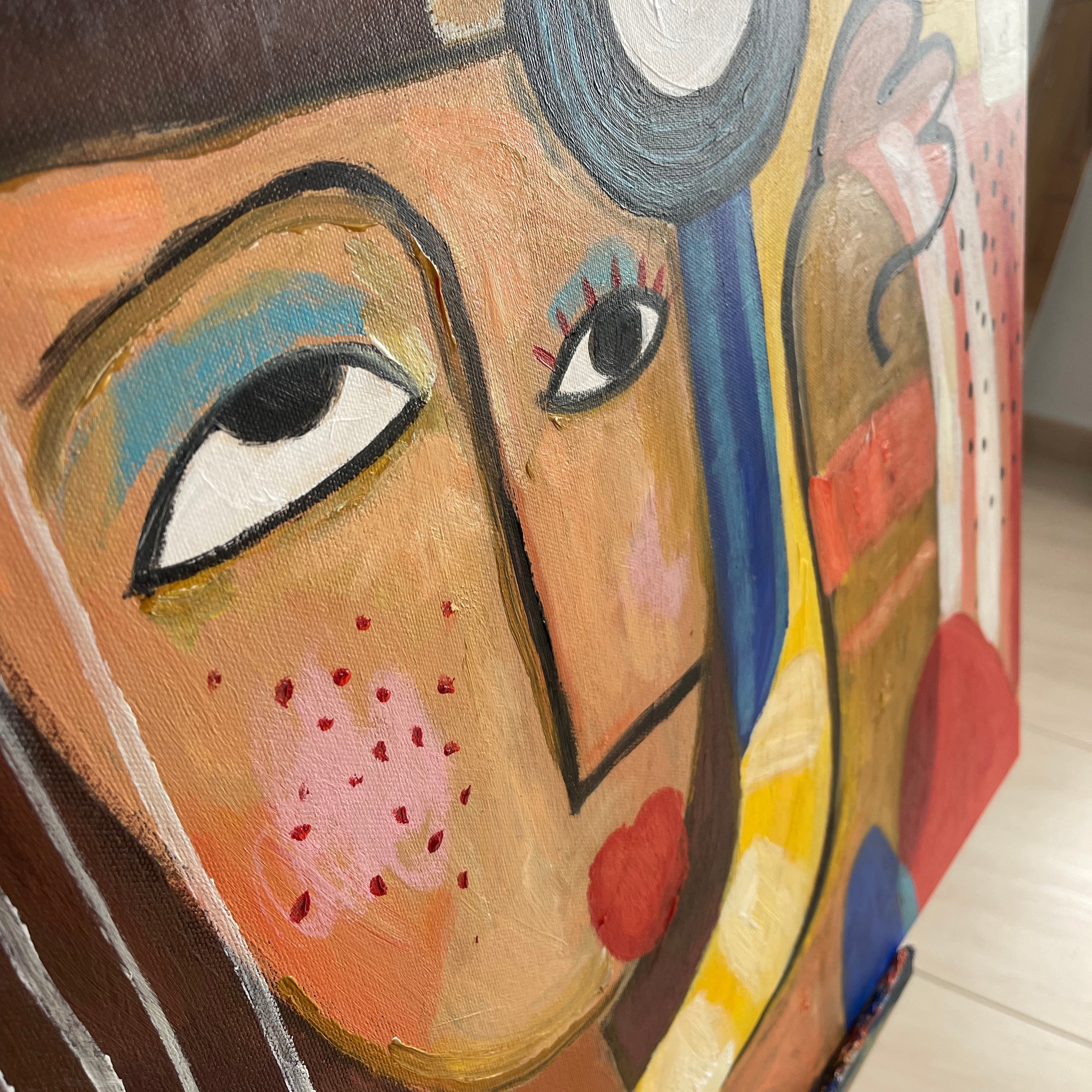 WHIMSICAL GAZE 26"x26"