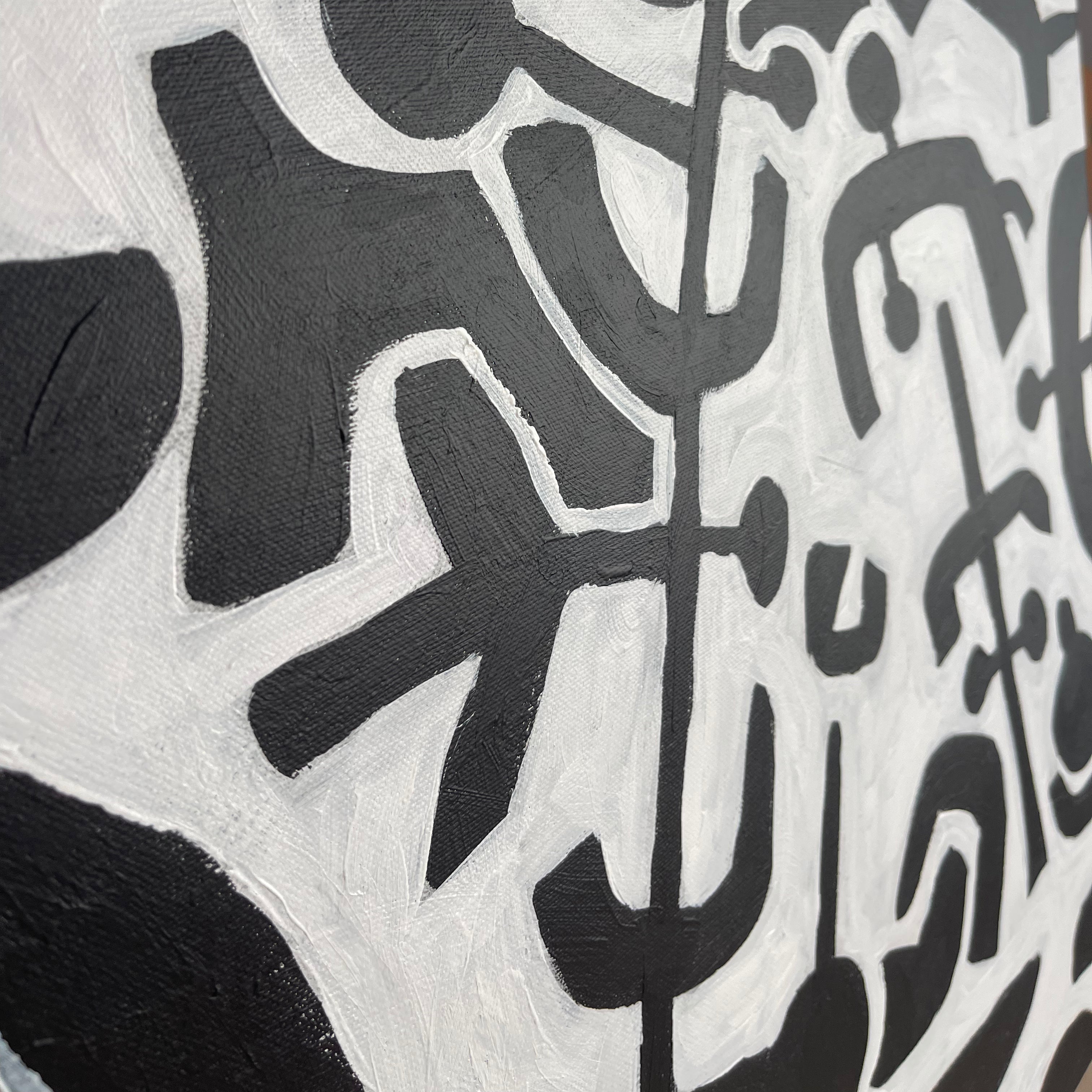 MONOCHROMATIC GEOMETRY 23"x46"