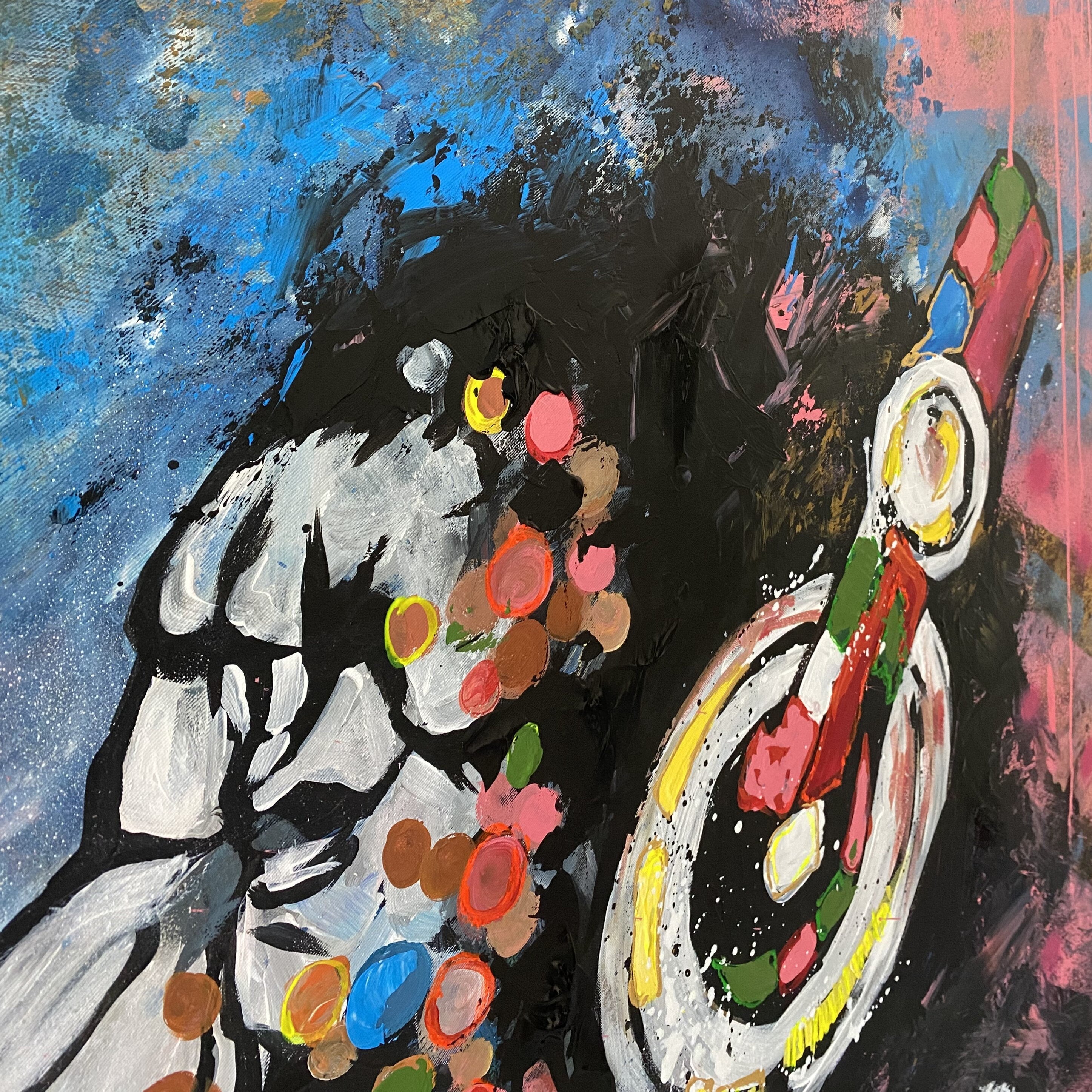 CAN YOU SEE THE MUSIC 46"x46"