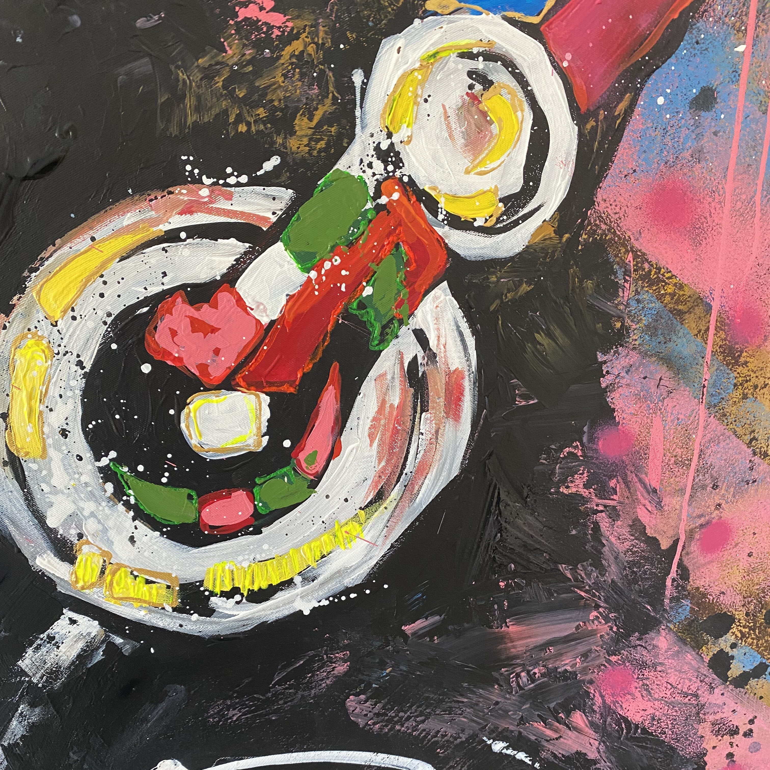 CAN YOU SEE THE MUSIC 46"x46"