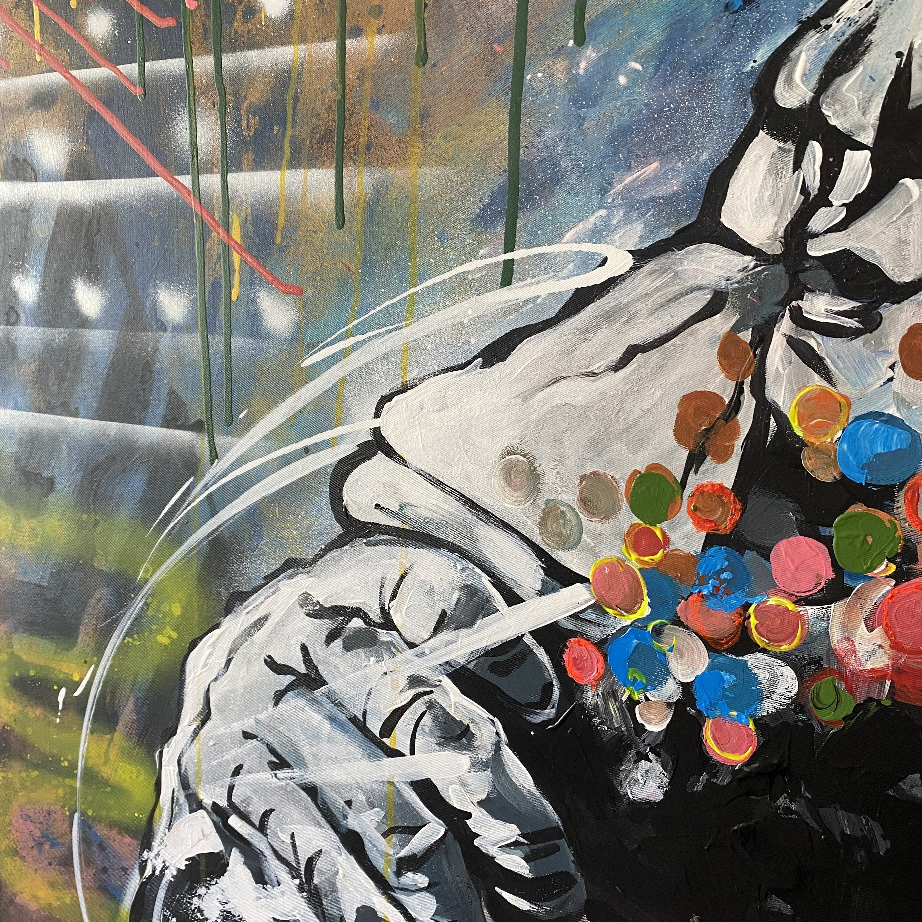 CAN YOU SEE THE MUSIC 46"x46"