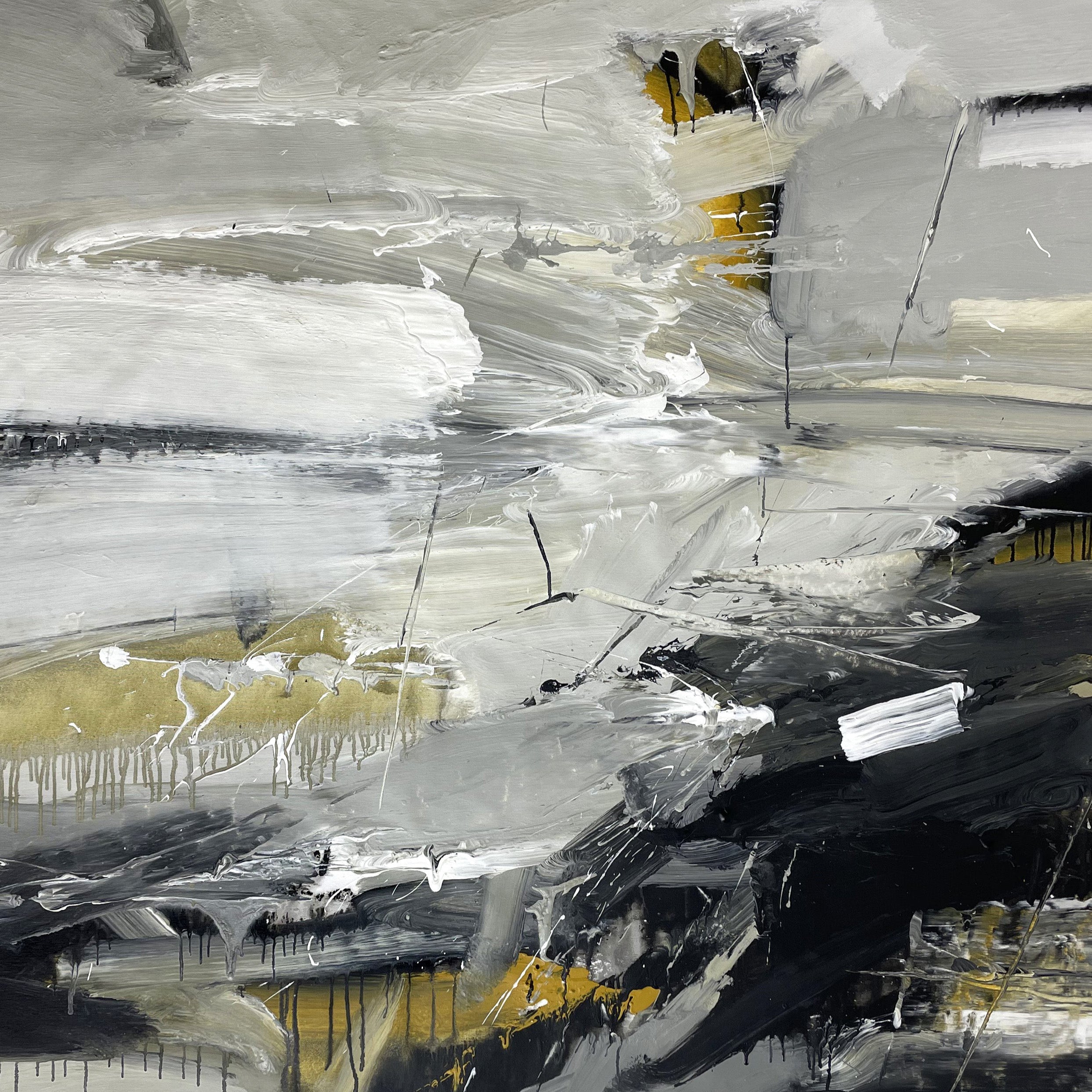 Acrylic Neutral Colors Artwork ASSOCIATION 232 47.2"x41.3"