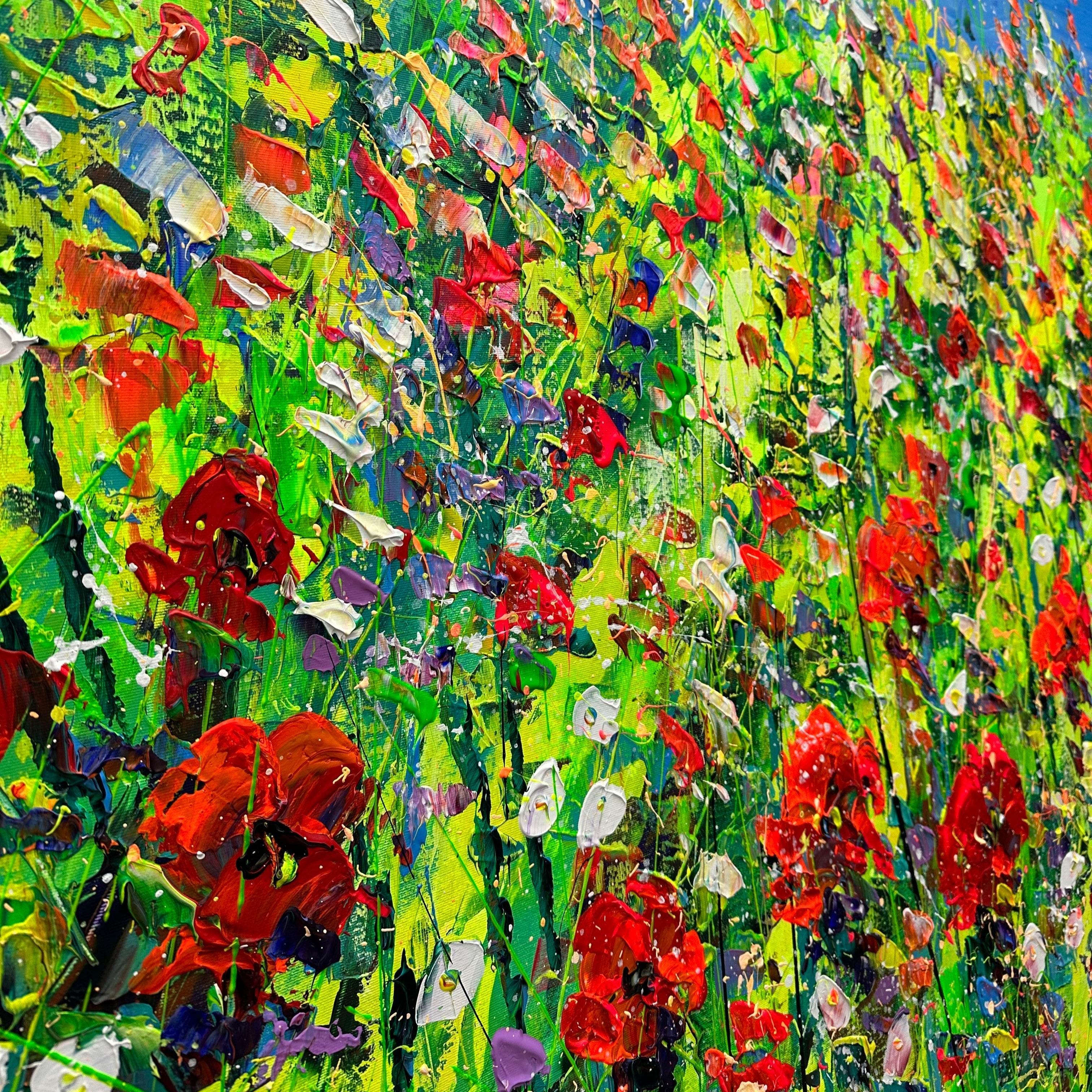 CRIMSON MEADOWS 42"x68"