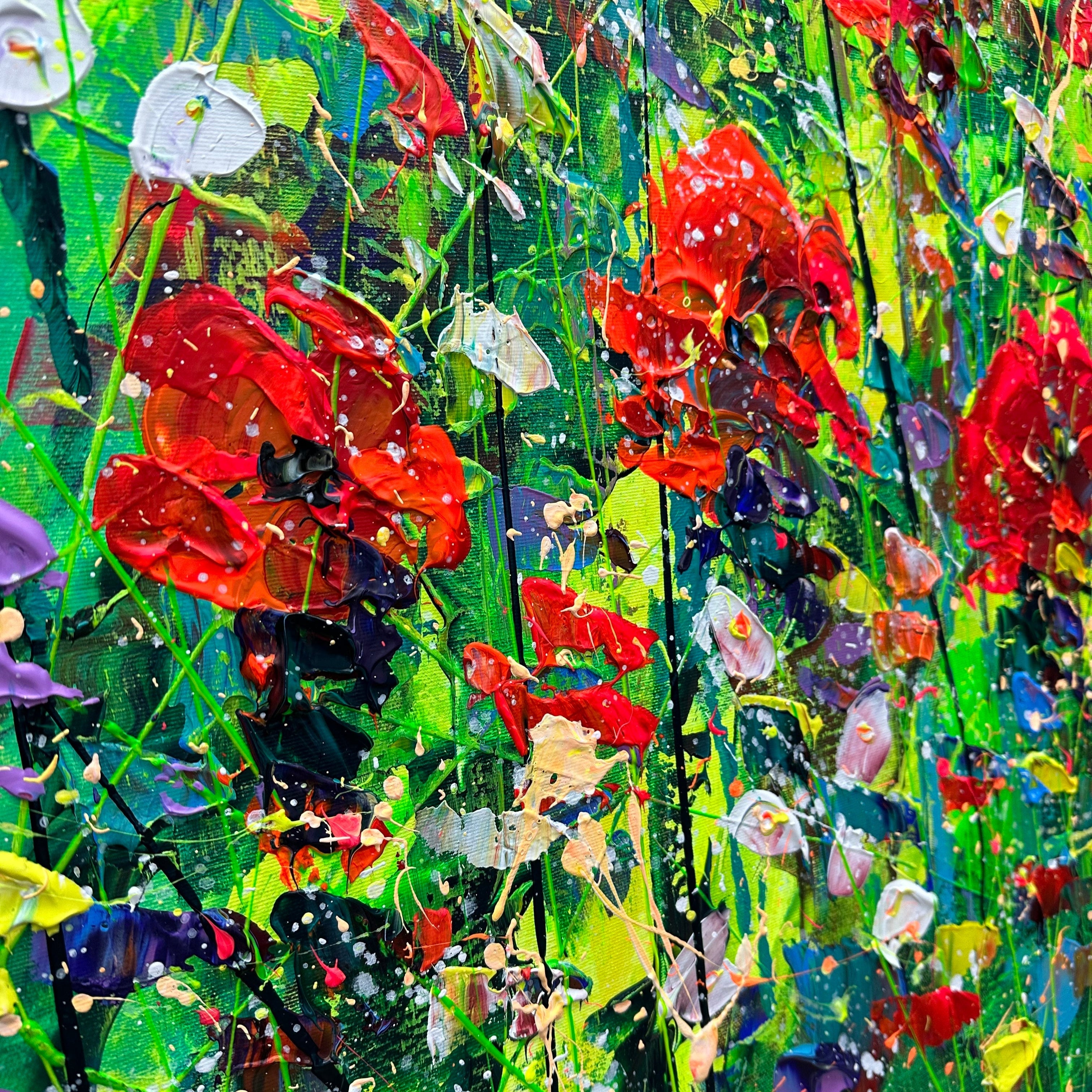 CRIMSON MEADOWS 42"x68"