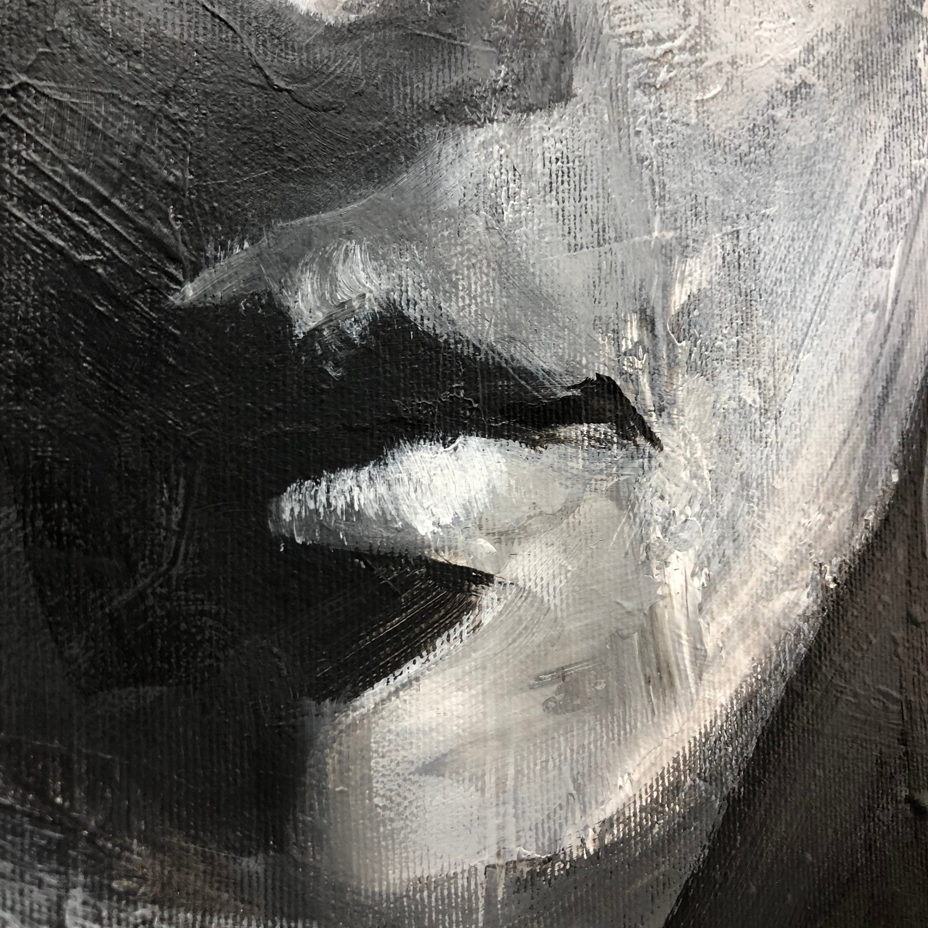 GHOSTED FACE 40"x40"