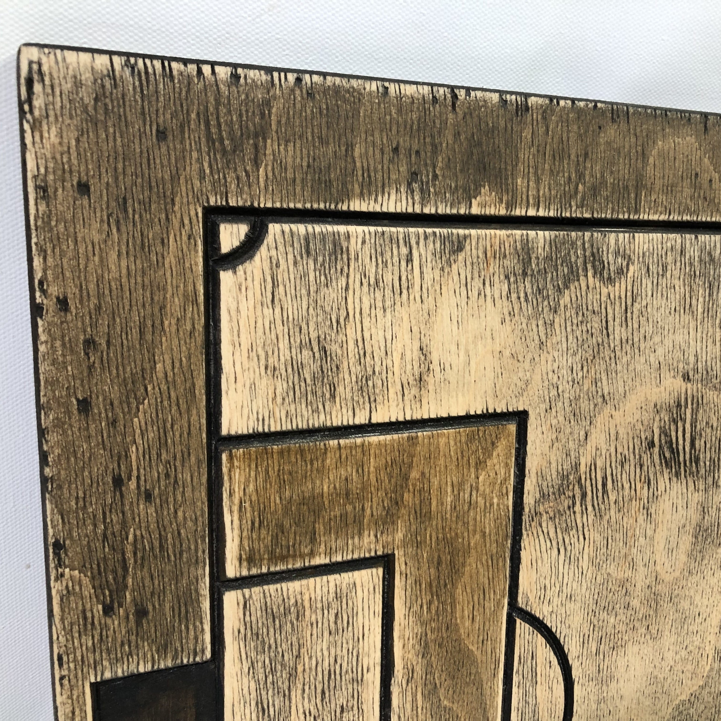 WOODEN FOOTBALL PITCH 16"x24"