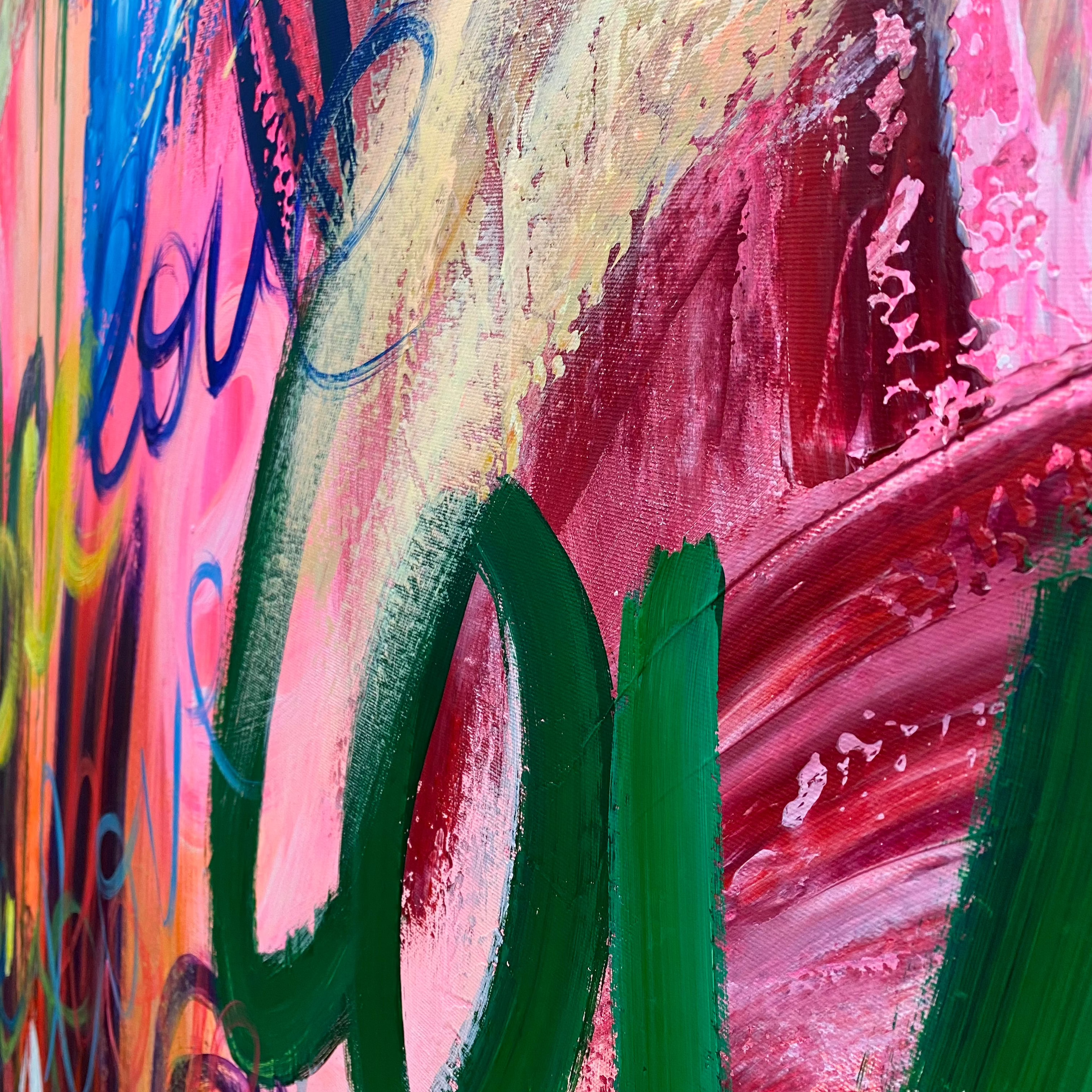 LOVE GRAFFITI 48"x72"