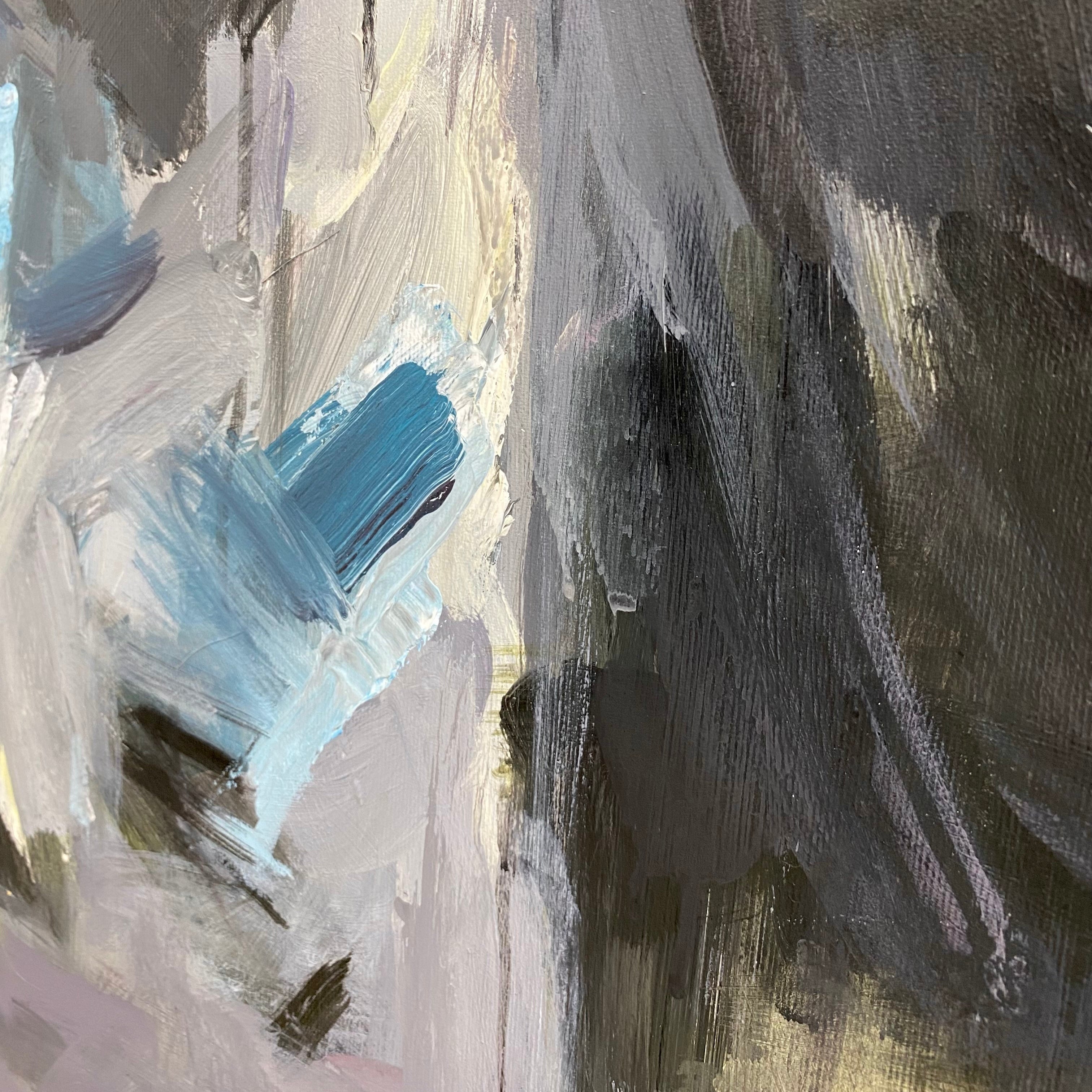 Colorful abstract figures art SILENT REFLECTION