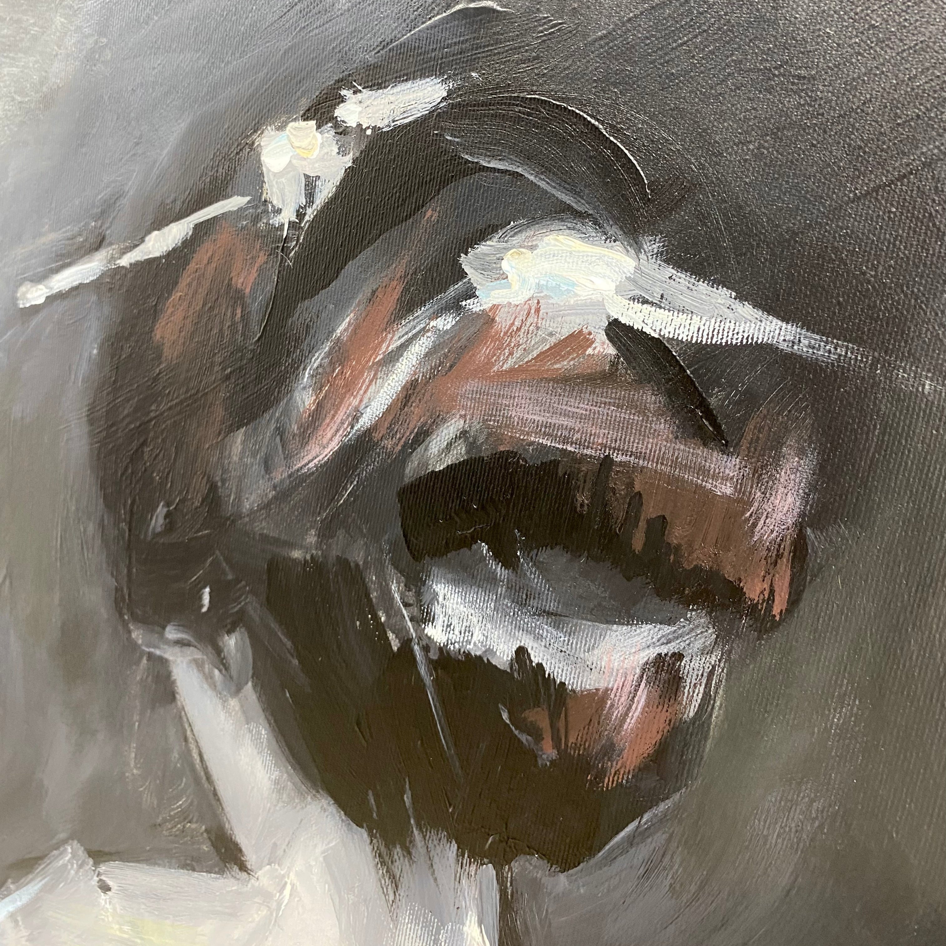 Colorful abstract figures art SILENT REFLECTION