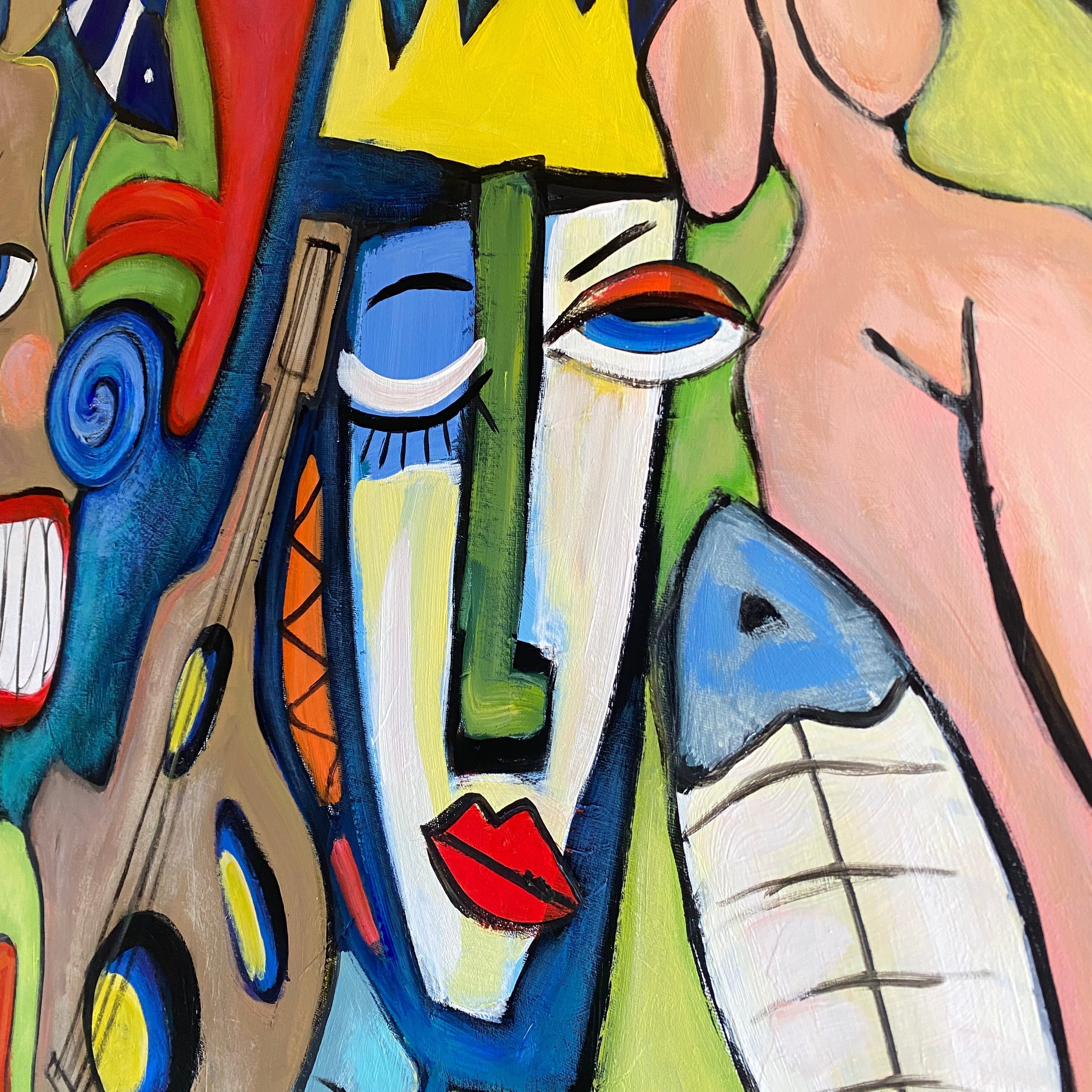 GEOMETRIC FANTASY 60"x60"