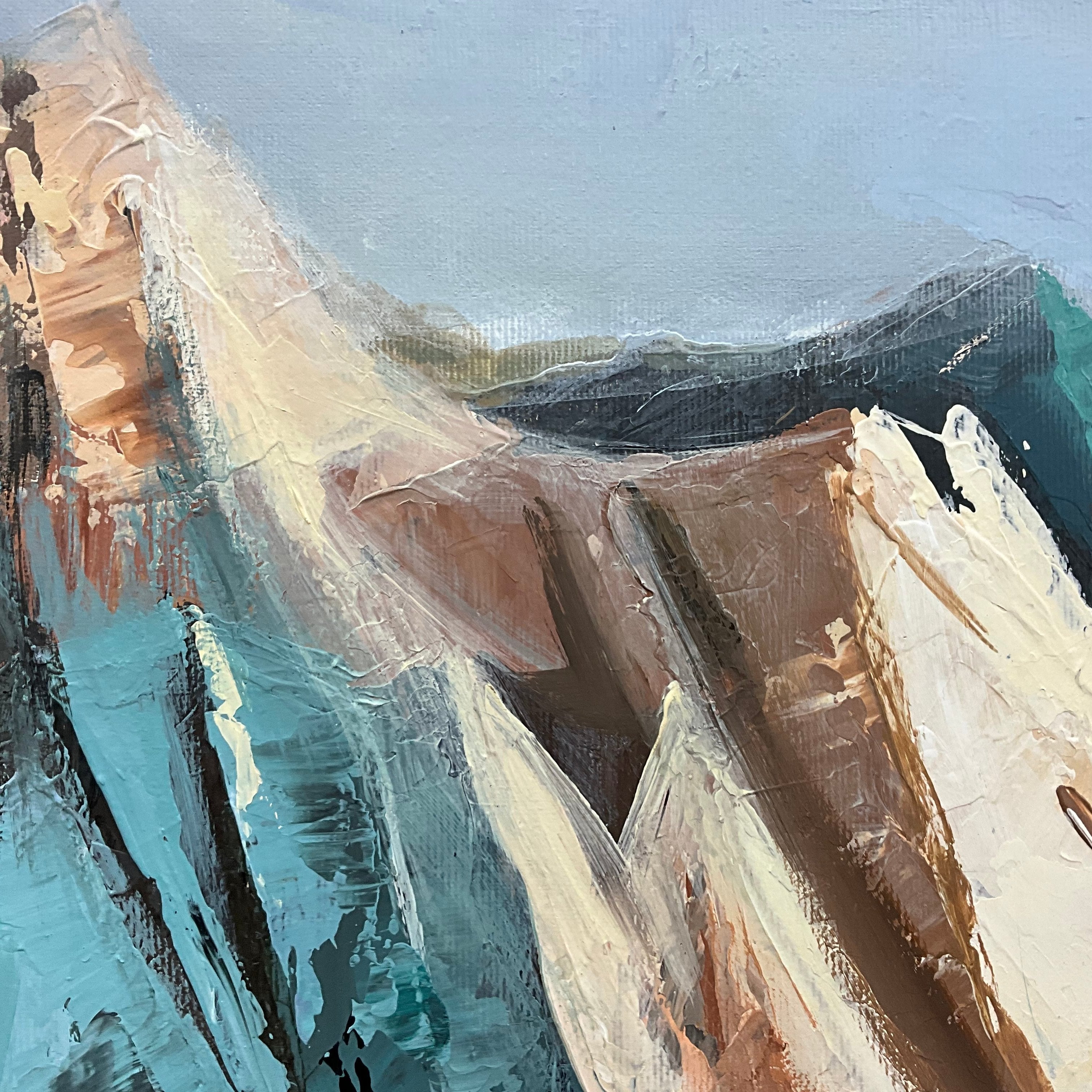 MOUNTAINS PEAK 30"x46"