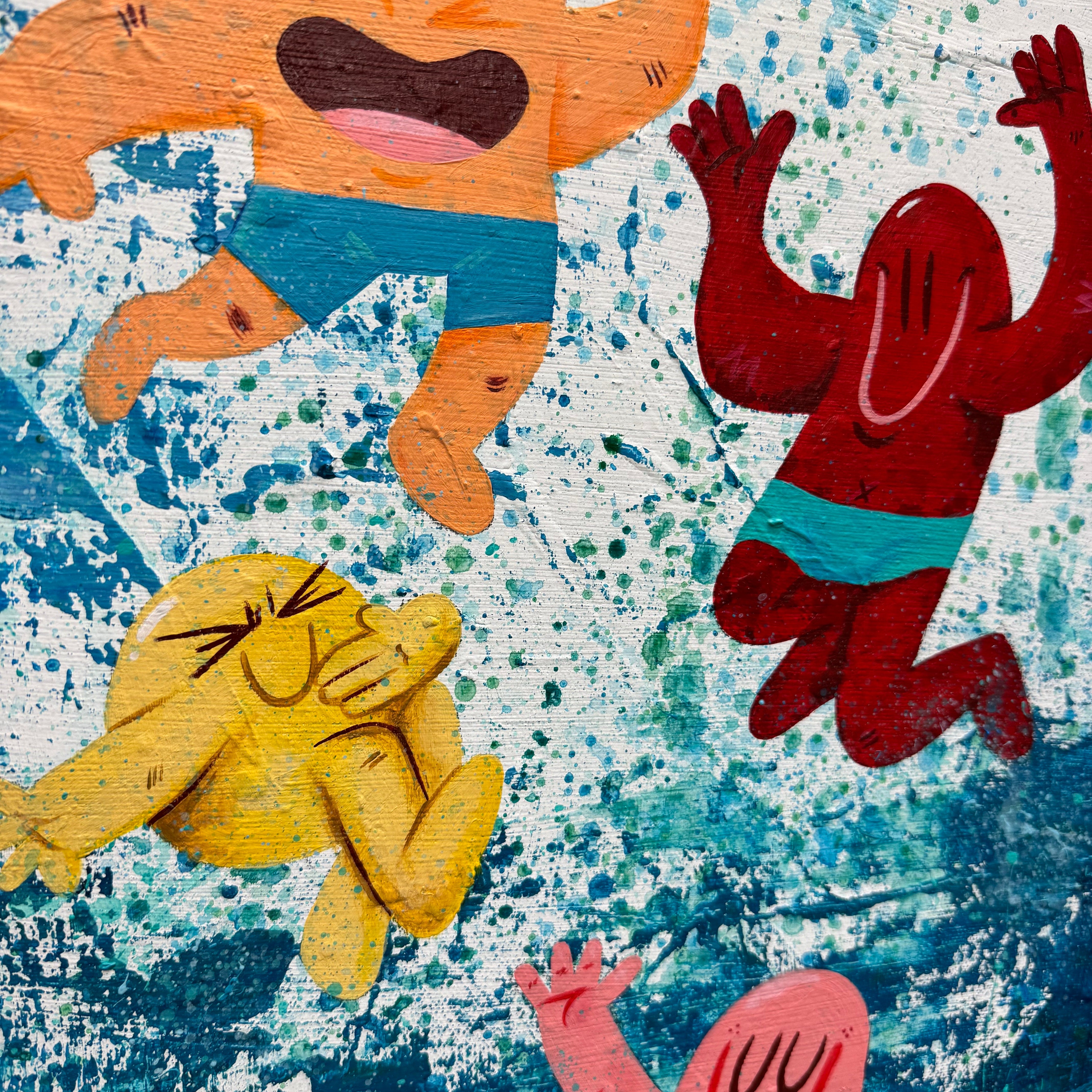 JOYFUL SWIM 23.6"x15.7"