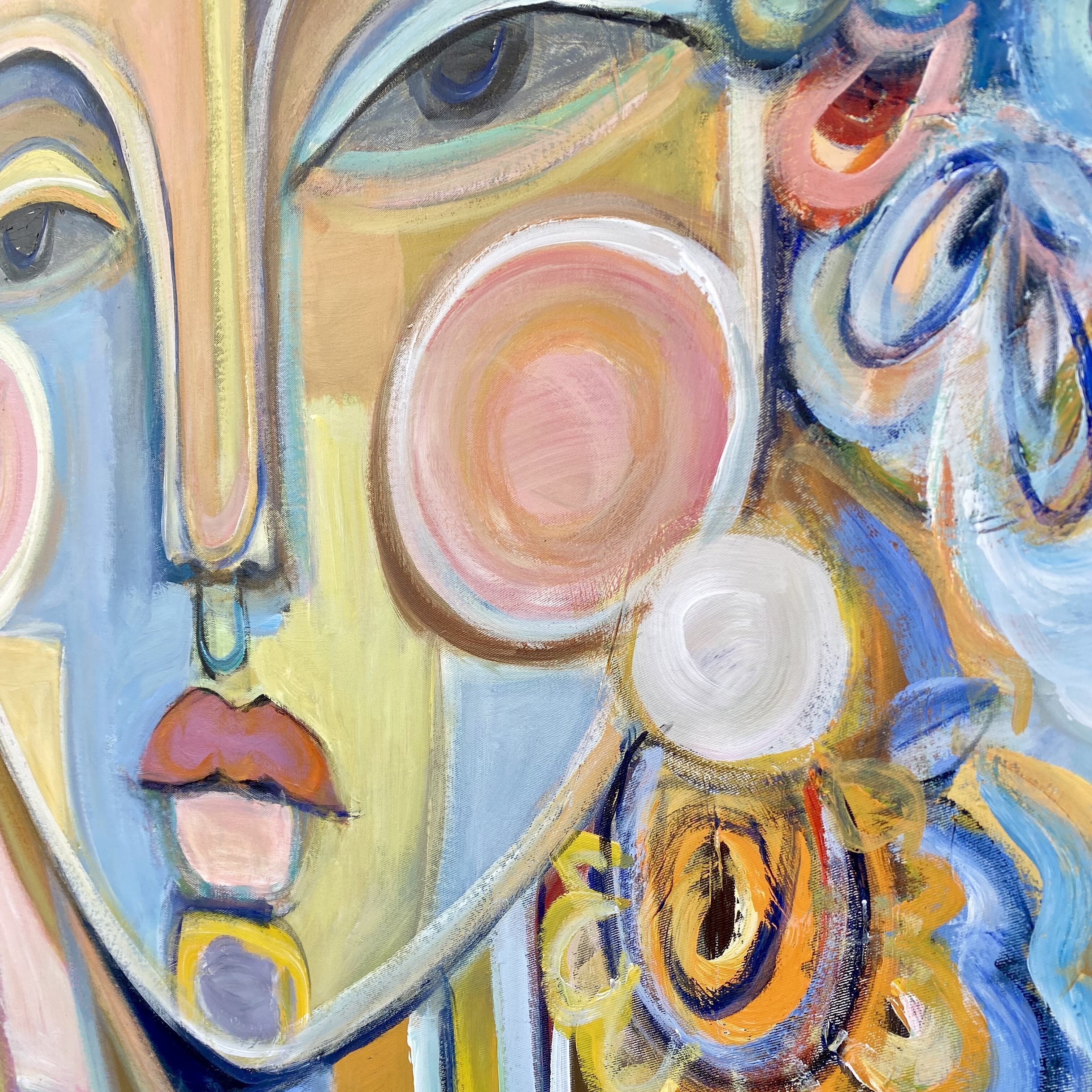 ABSTRACT CHARM 46"x46"