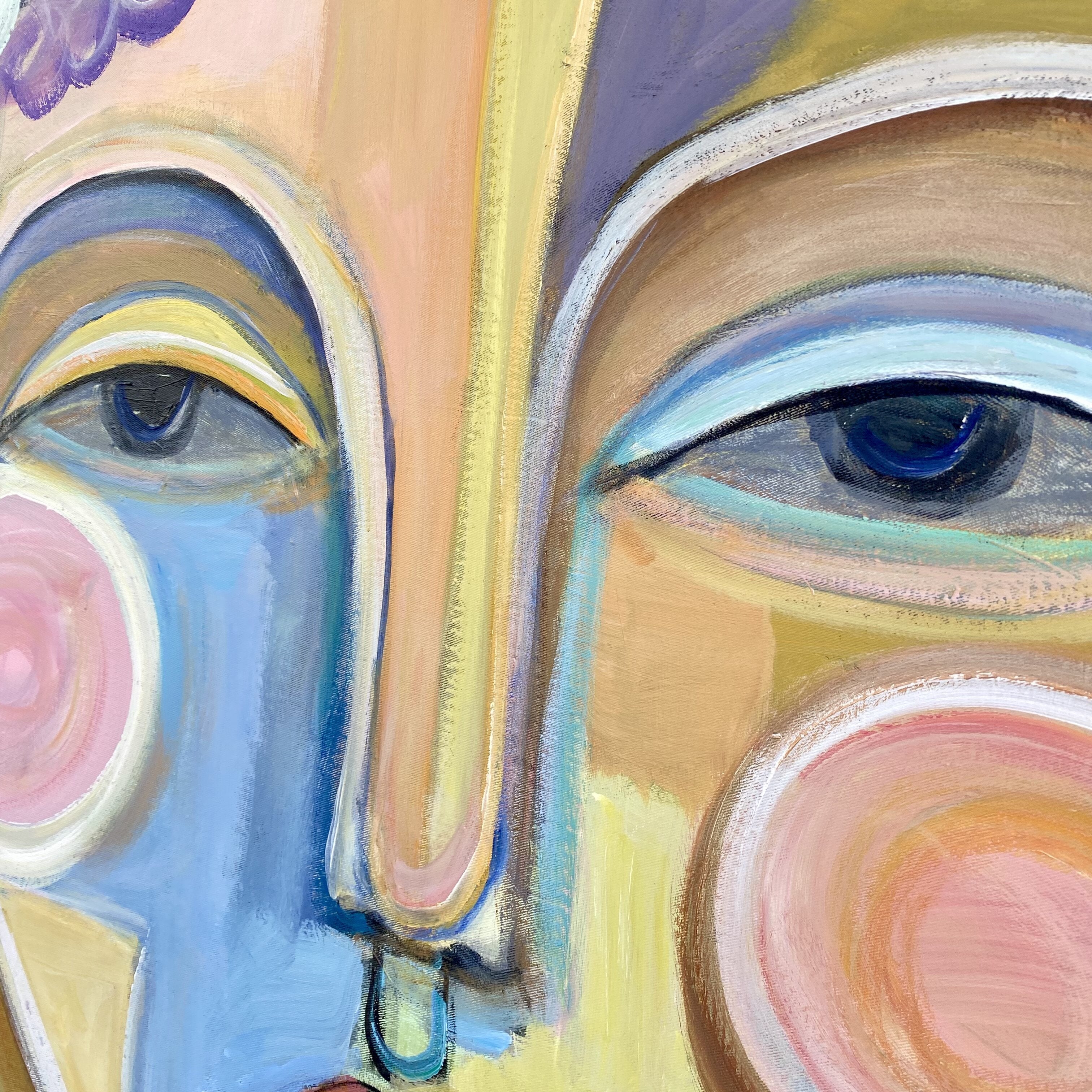 ABSTRACT CHARM 46"x46"