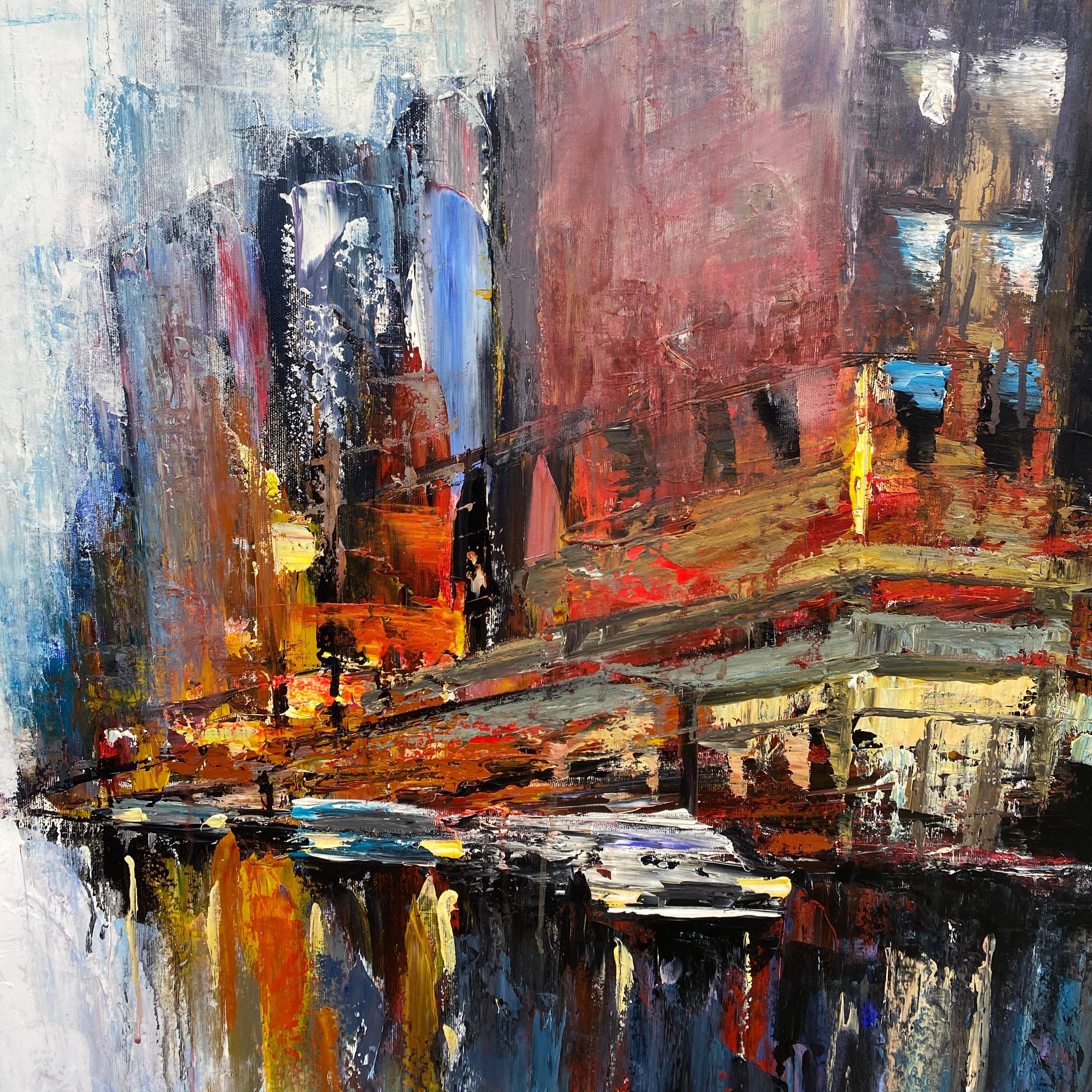 VIBRANT METROPOLIS 36"x54"