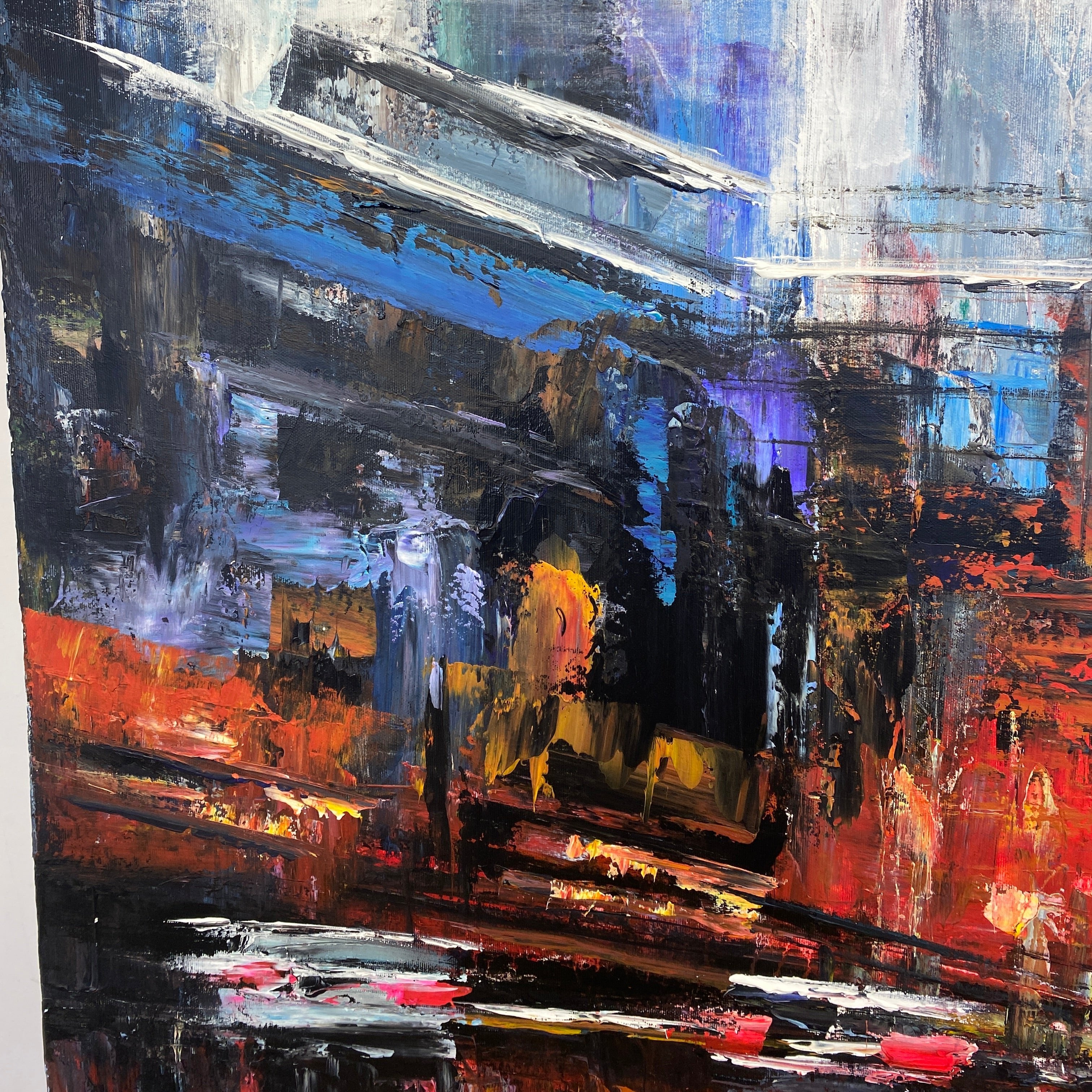 VIBRANT METROPOLIS 36"x54"
