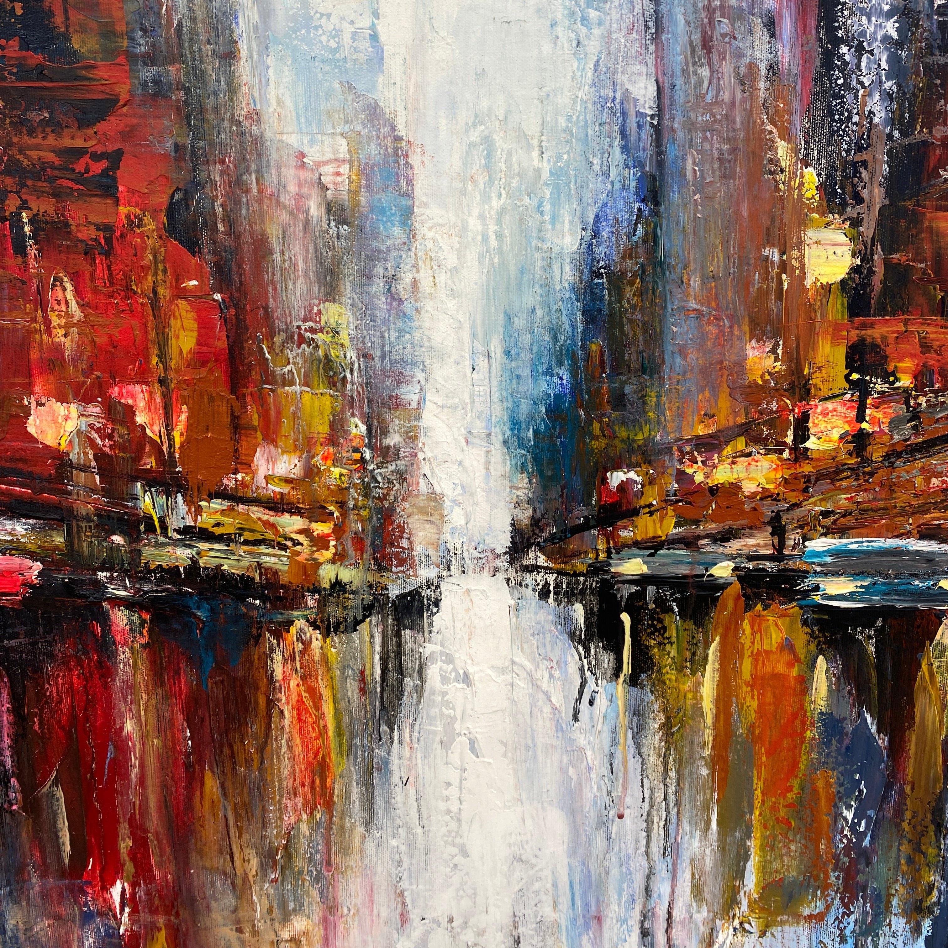 VIBRANT METROPOLIS 36"x54"