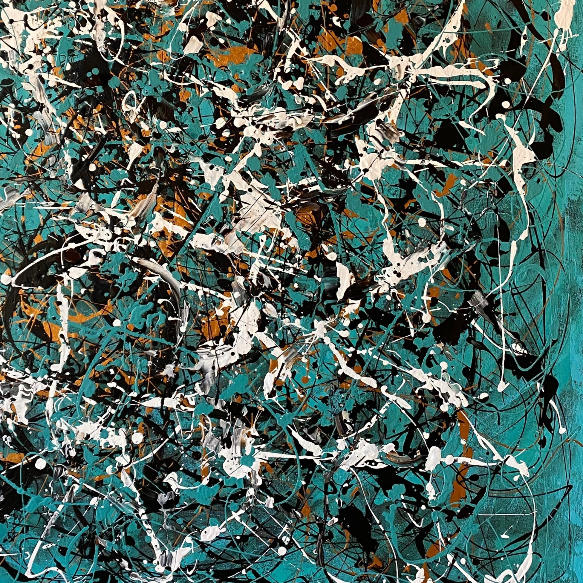 TURQUOISE FRENZY 40.1"x20.5"