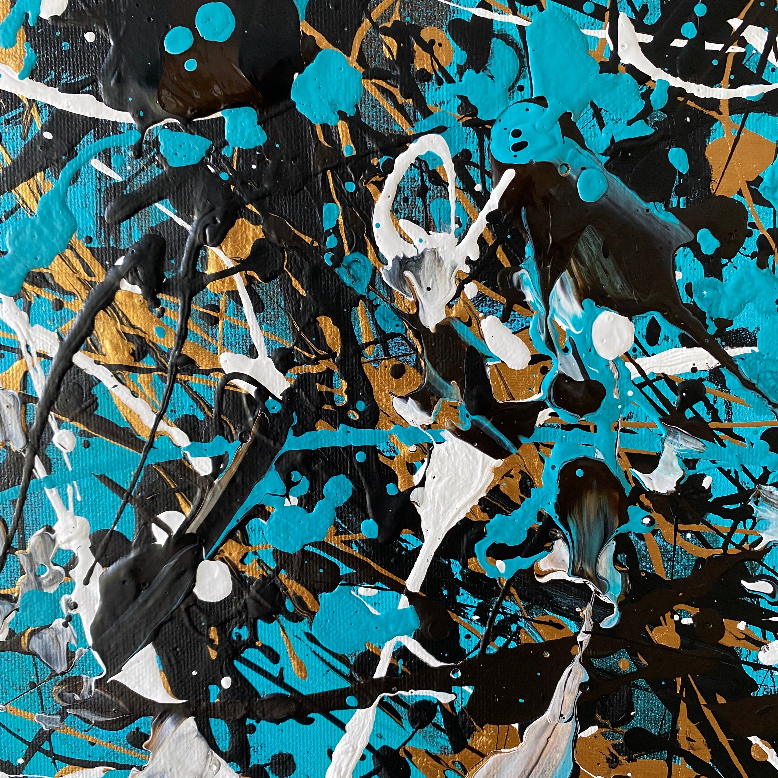 TURQUOISE FRENZY 40.1"x20.5"