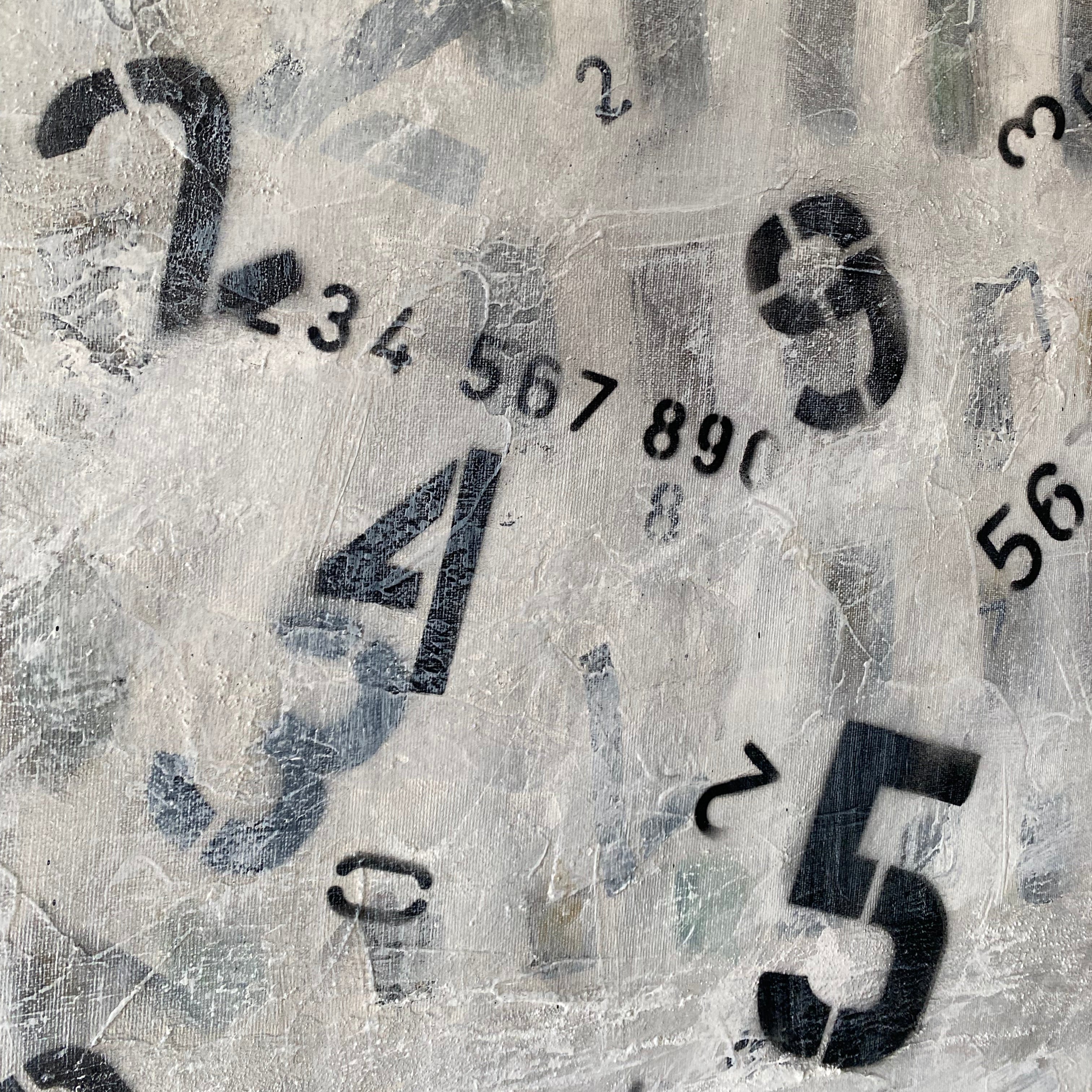 FALLING NUMBERS 54"x36"