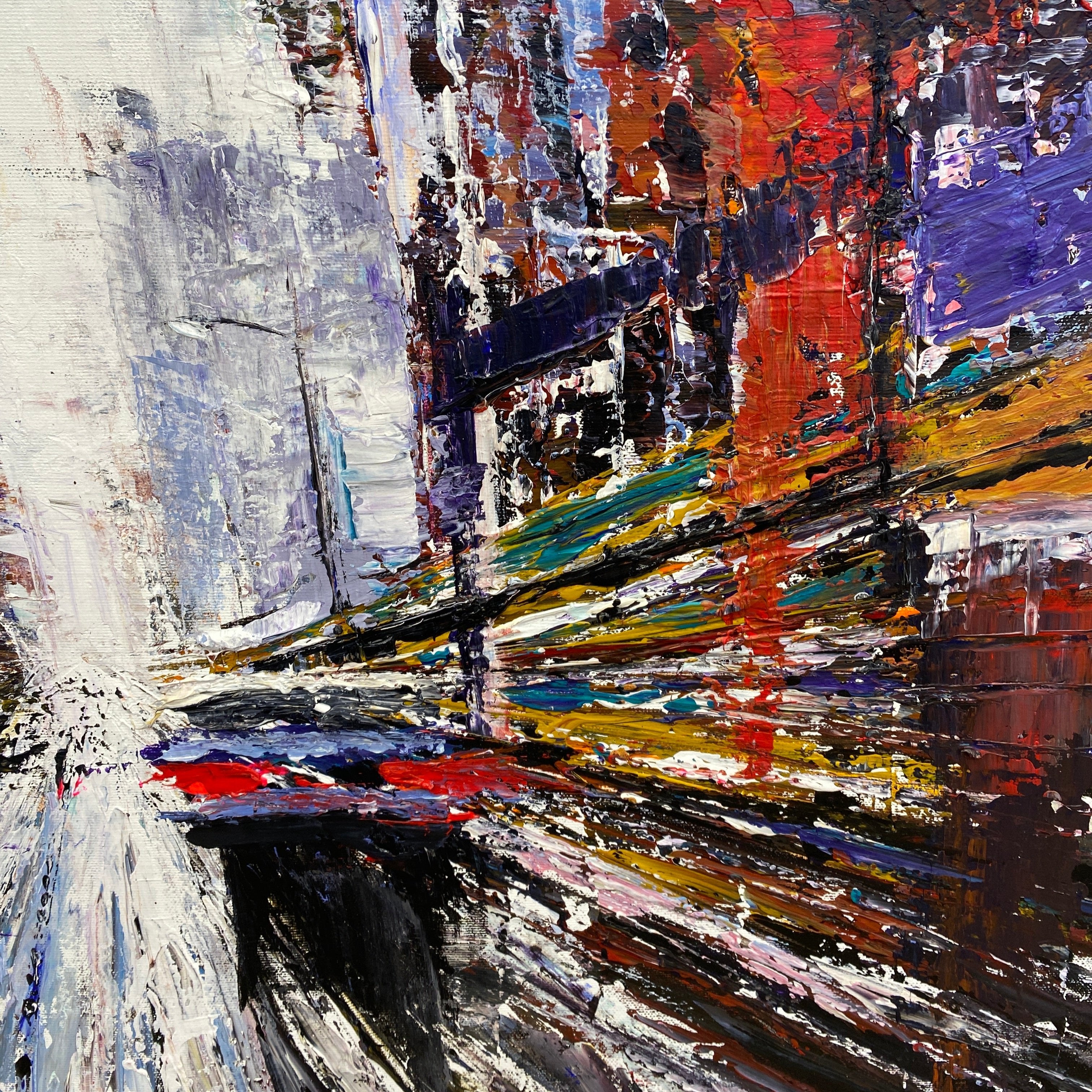 METROPOLITAN RUSH 40"x30"