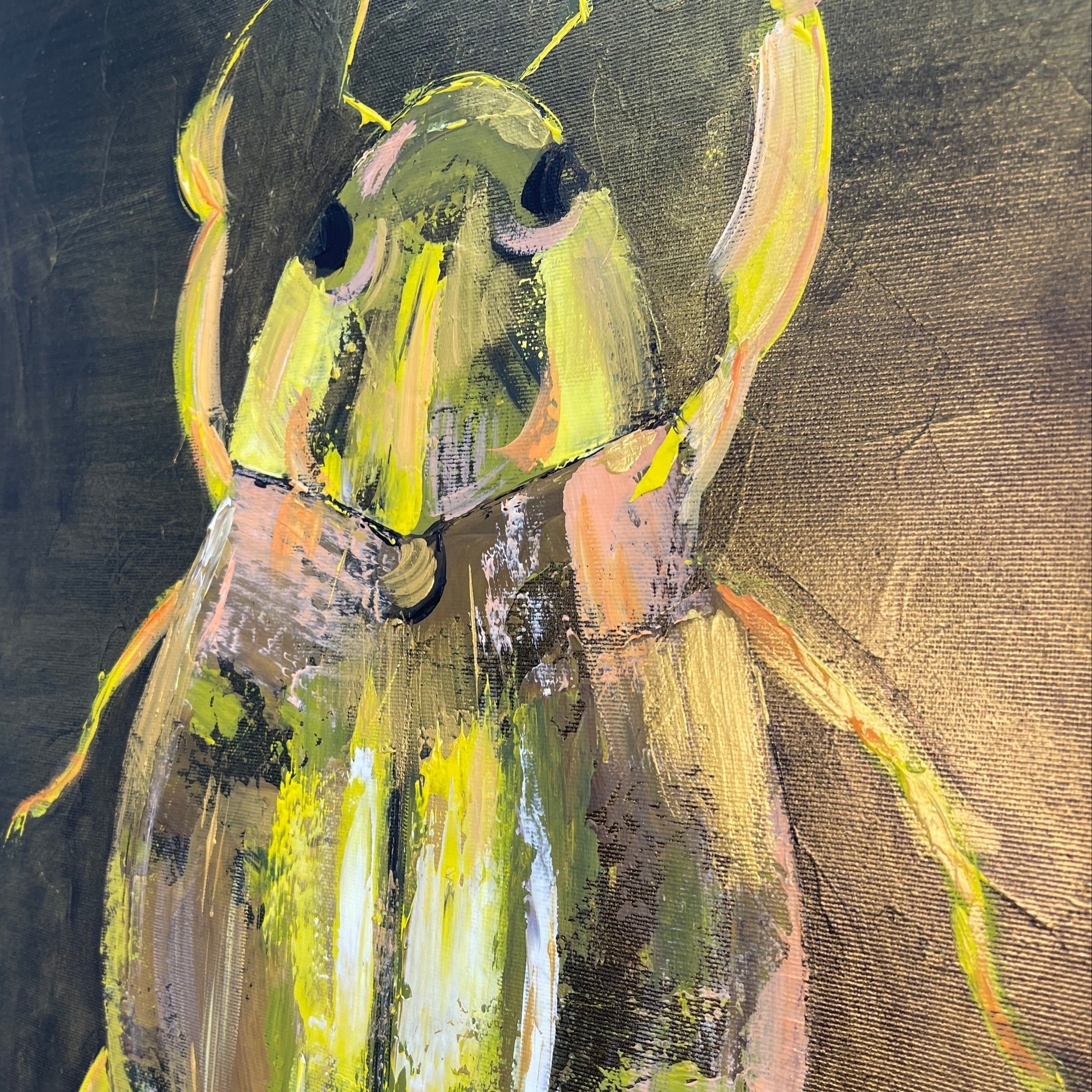 GOLDEN SCARAB 27.5"x19.7"