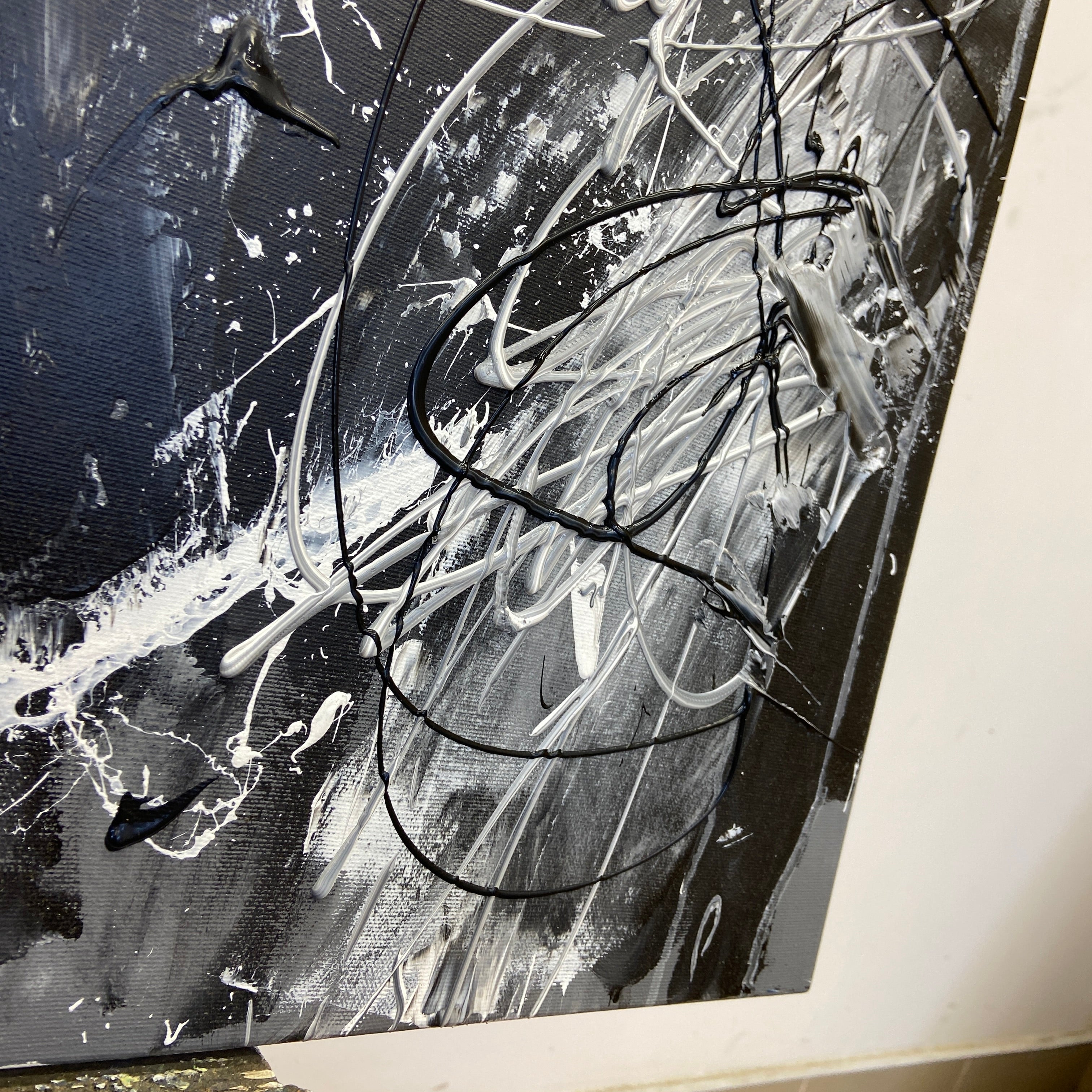 GLAMOUR IN MONOCHROME 54"x36"