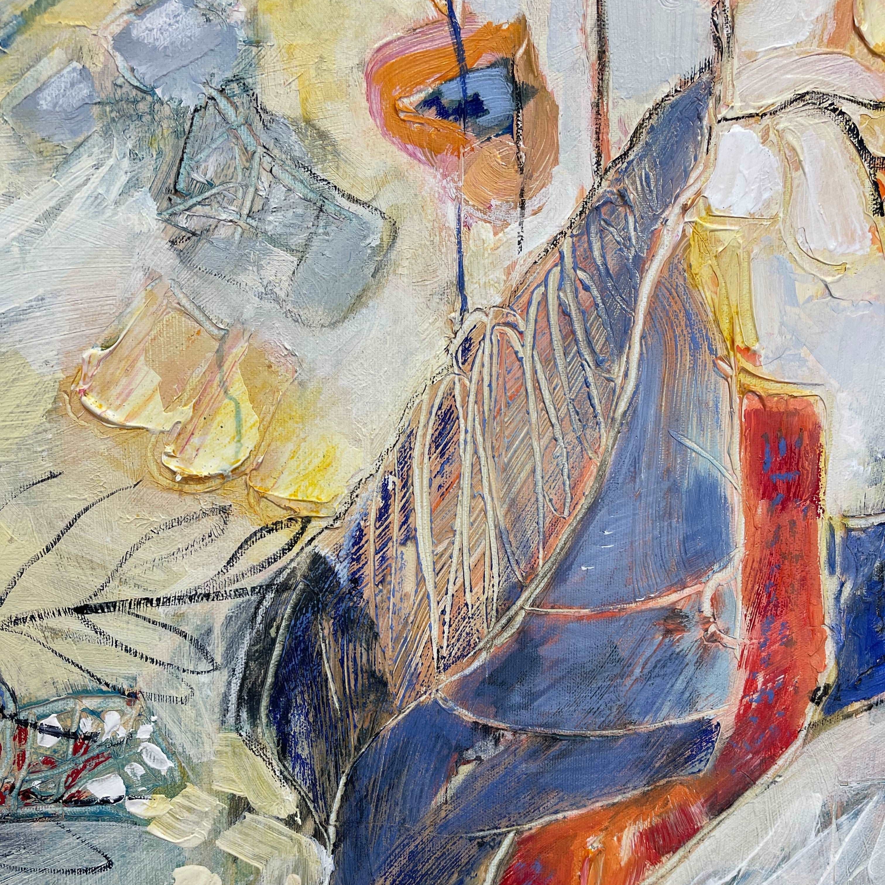 ABSTRACT WHIRL 32"x32"