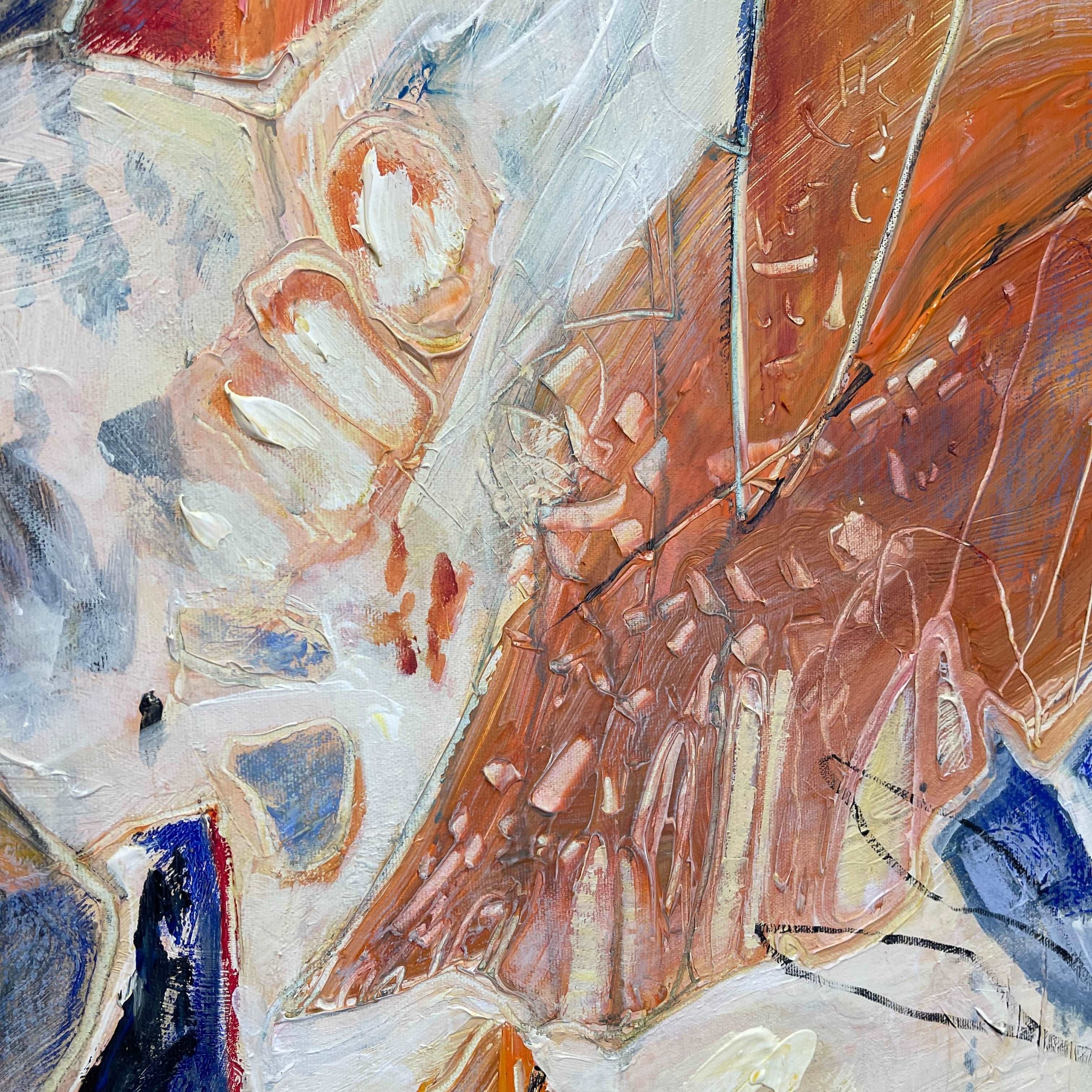 ABSTRACT WHIRL 32"x32"