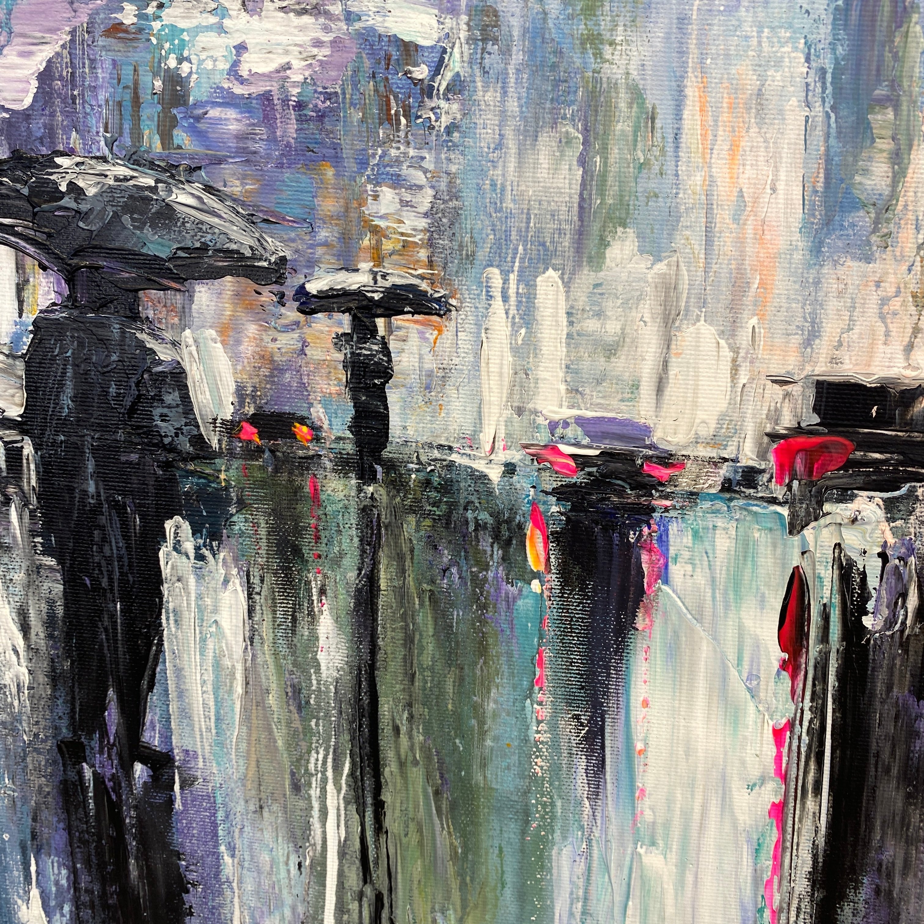 NIGHTTIME CITYSCAPE 39.4"x27.5"