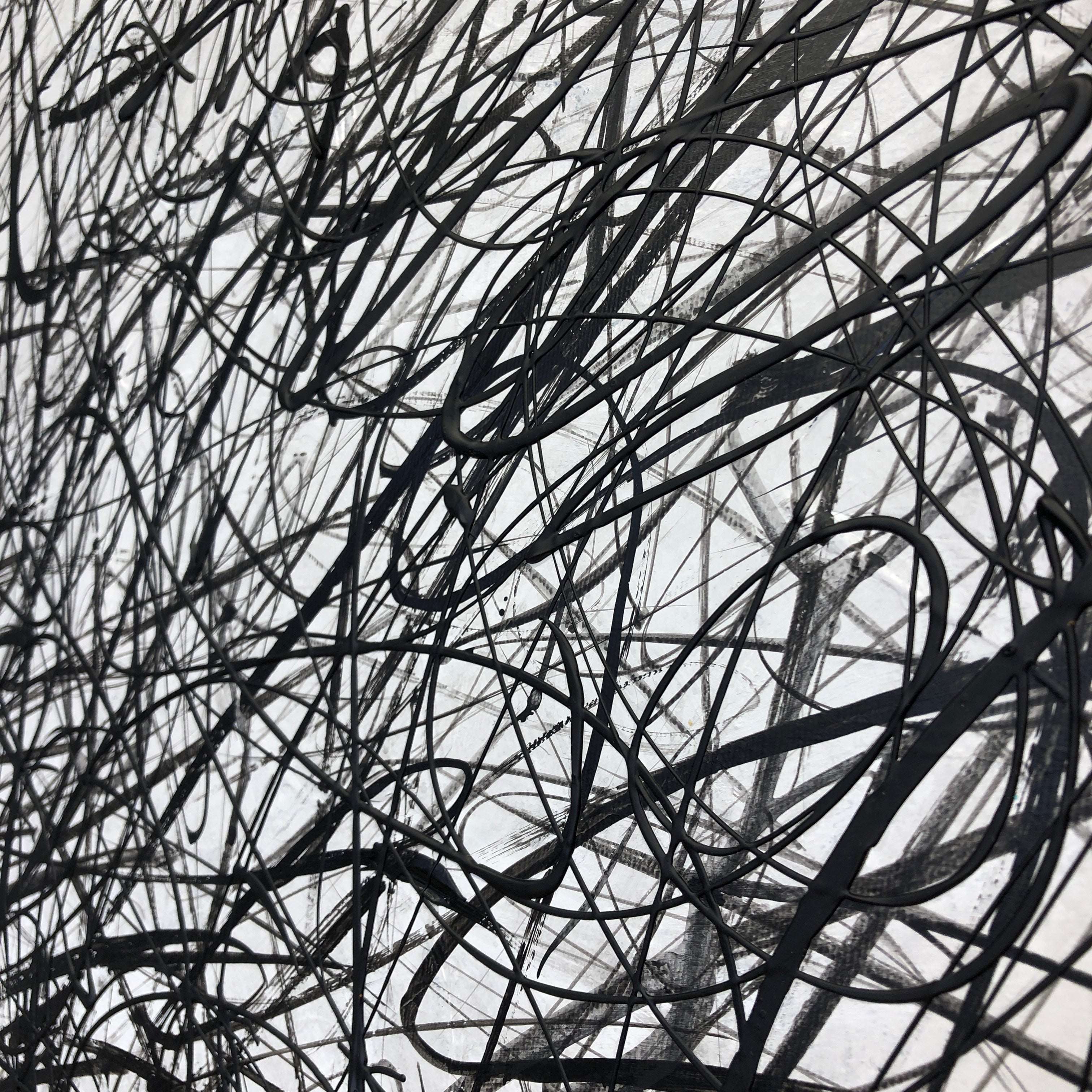CHAOTIC SCRIBBLES 36"x54"