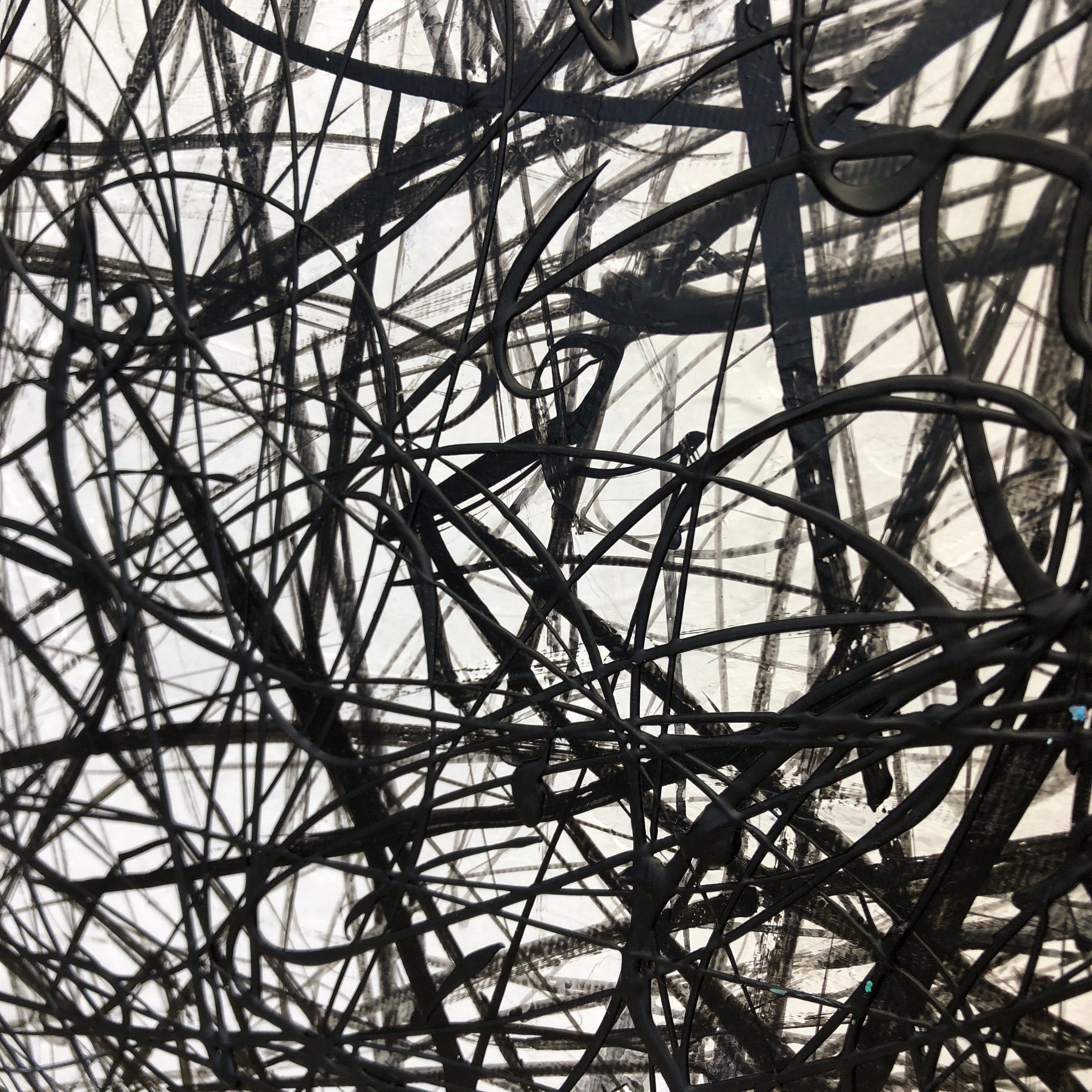 CHAOTIC SCRIBBLES 36"x54"