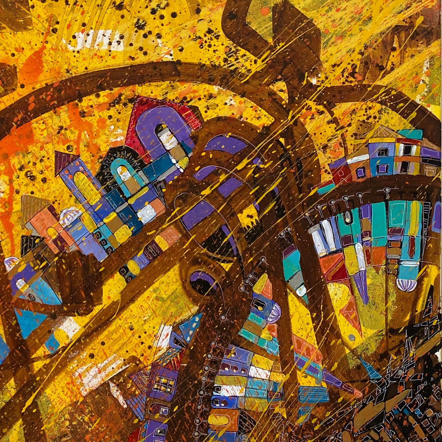 CITY VORTEX 31.5"x39.4"