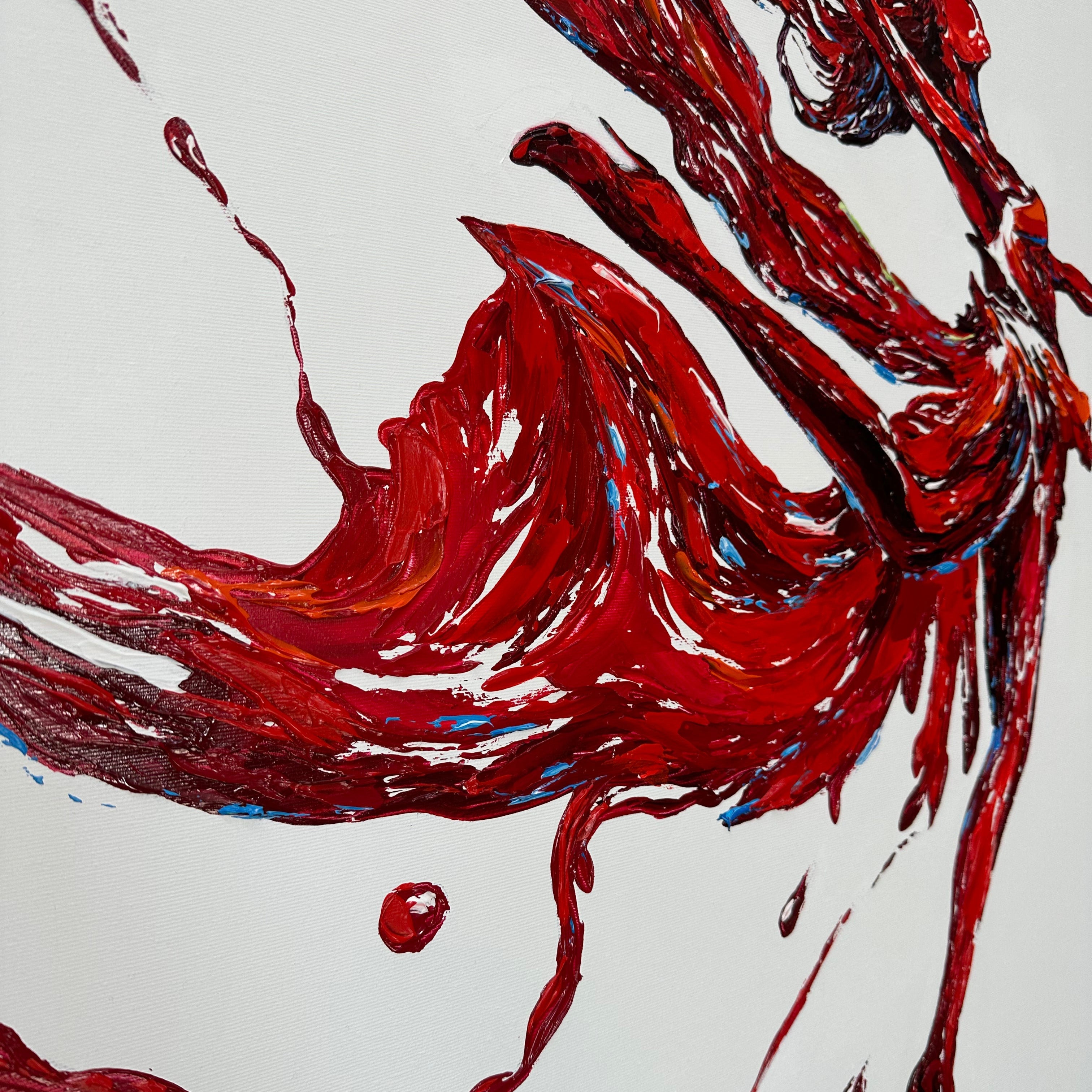 POURED PASSION 46"x34"