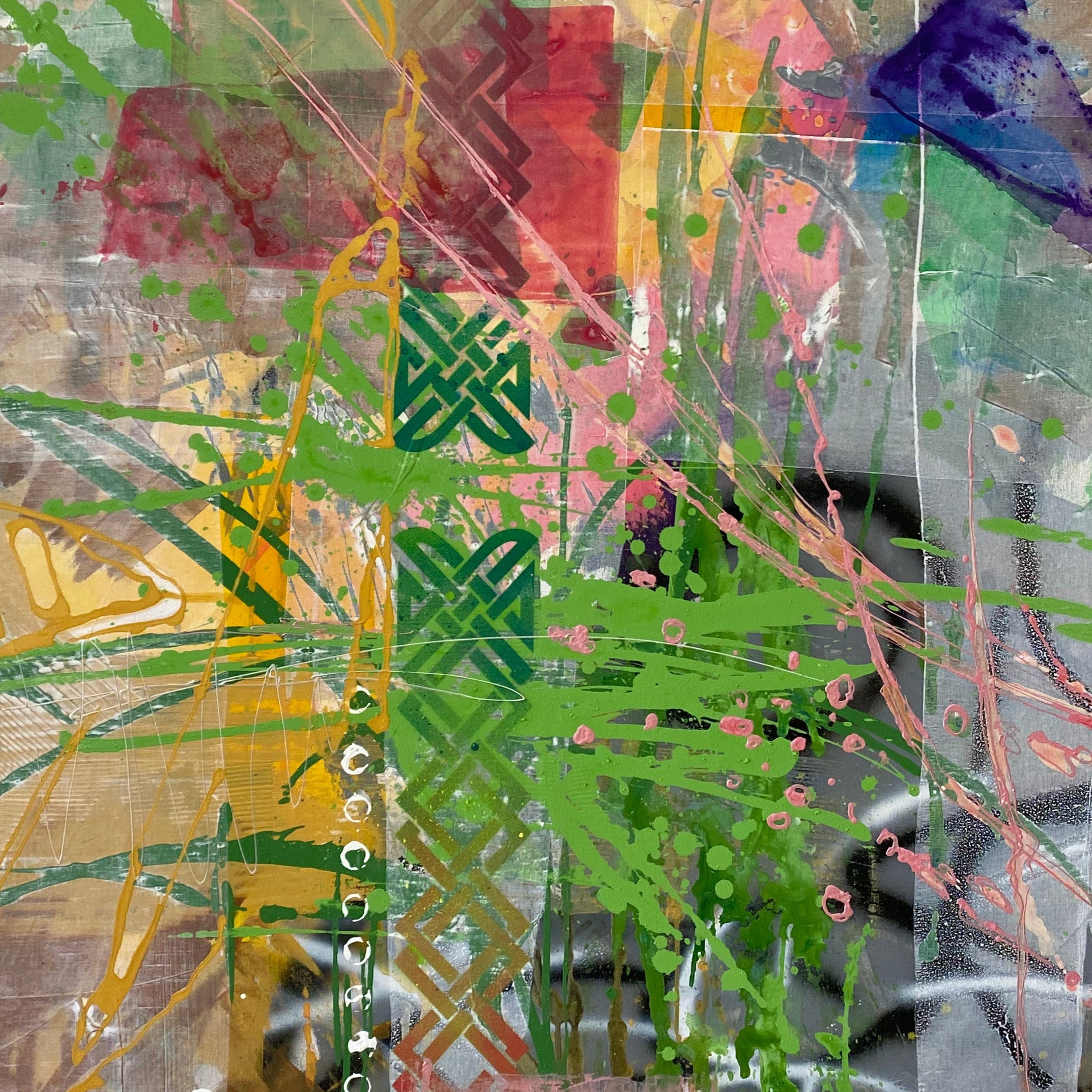 NATURE'S PALIMPSEST 39.4"x39.4"