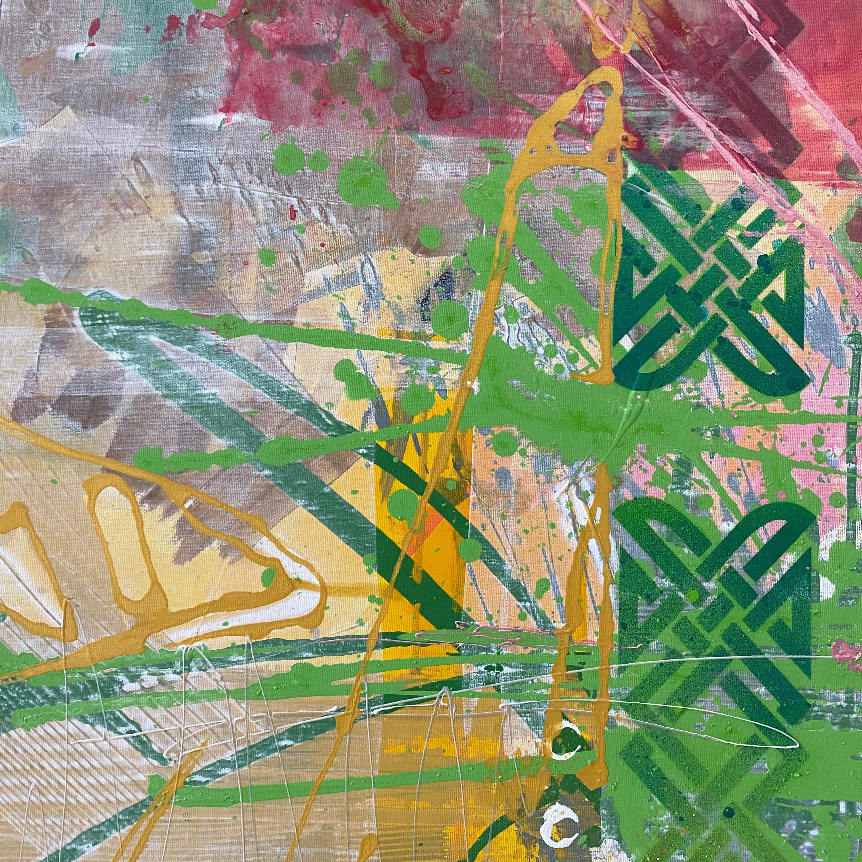 NATURE'S PALIMPSEST 39.4"x39.4"